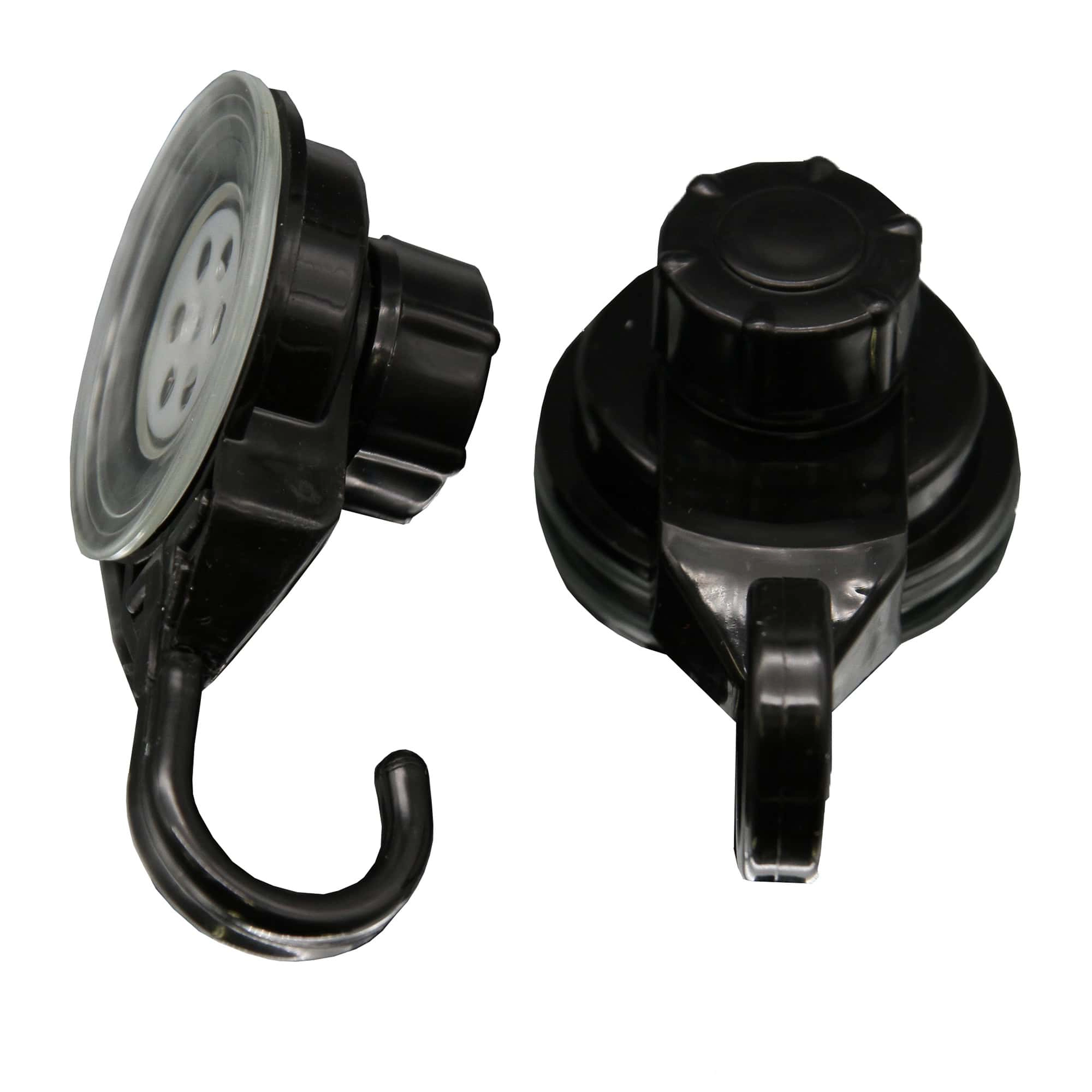 Evideco French Home Goods Set of 2 Locking Suction Hooks for Bathroom and Kitchen
