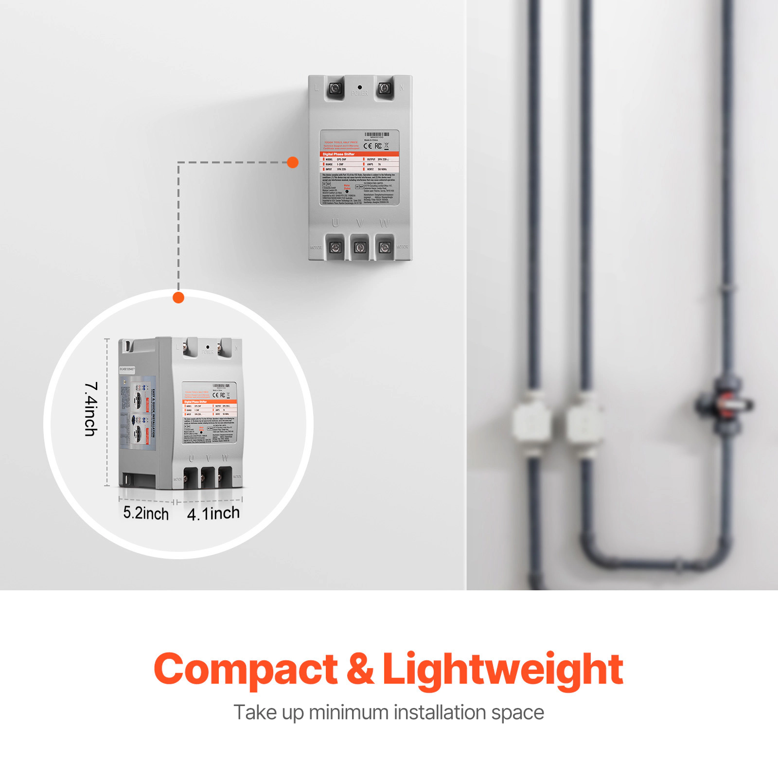 HONGGE 3 Phase Converter, 220V Single to Converter