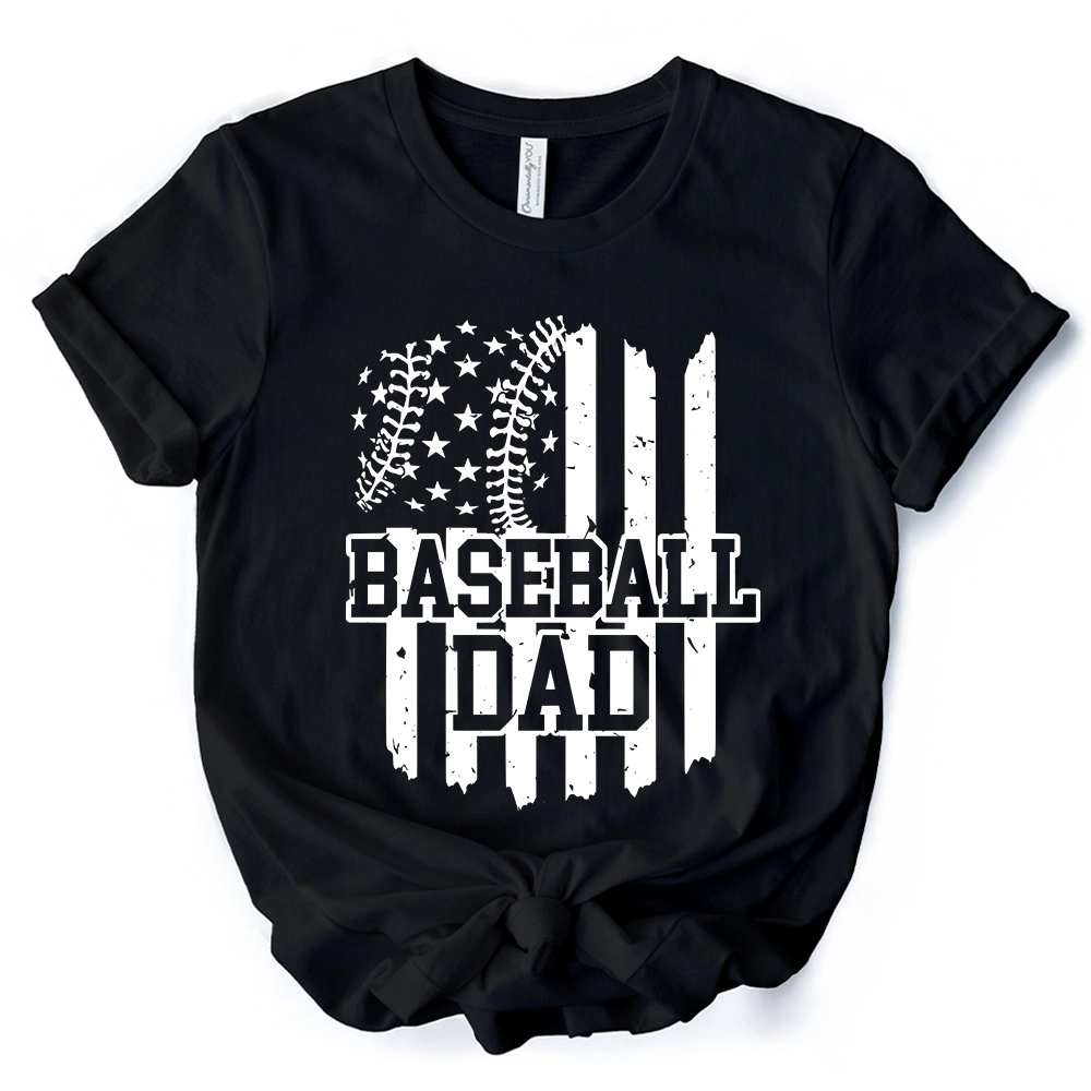 OrnamentallyYou Mens Baseball Dad T-Shirt