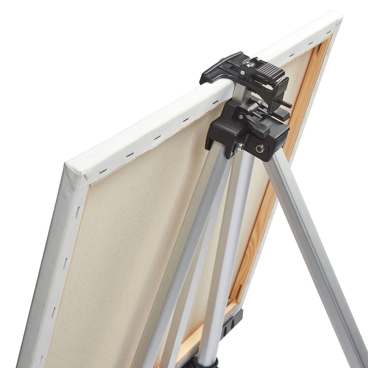 KINGART 66" Aluminum Tripod Easel, Adjustable Floor and Tabletop