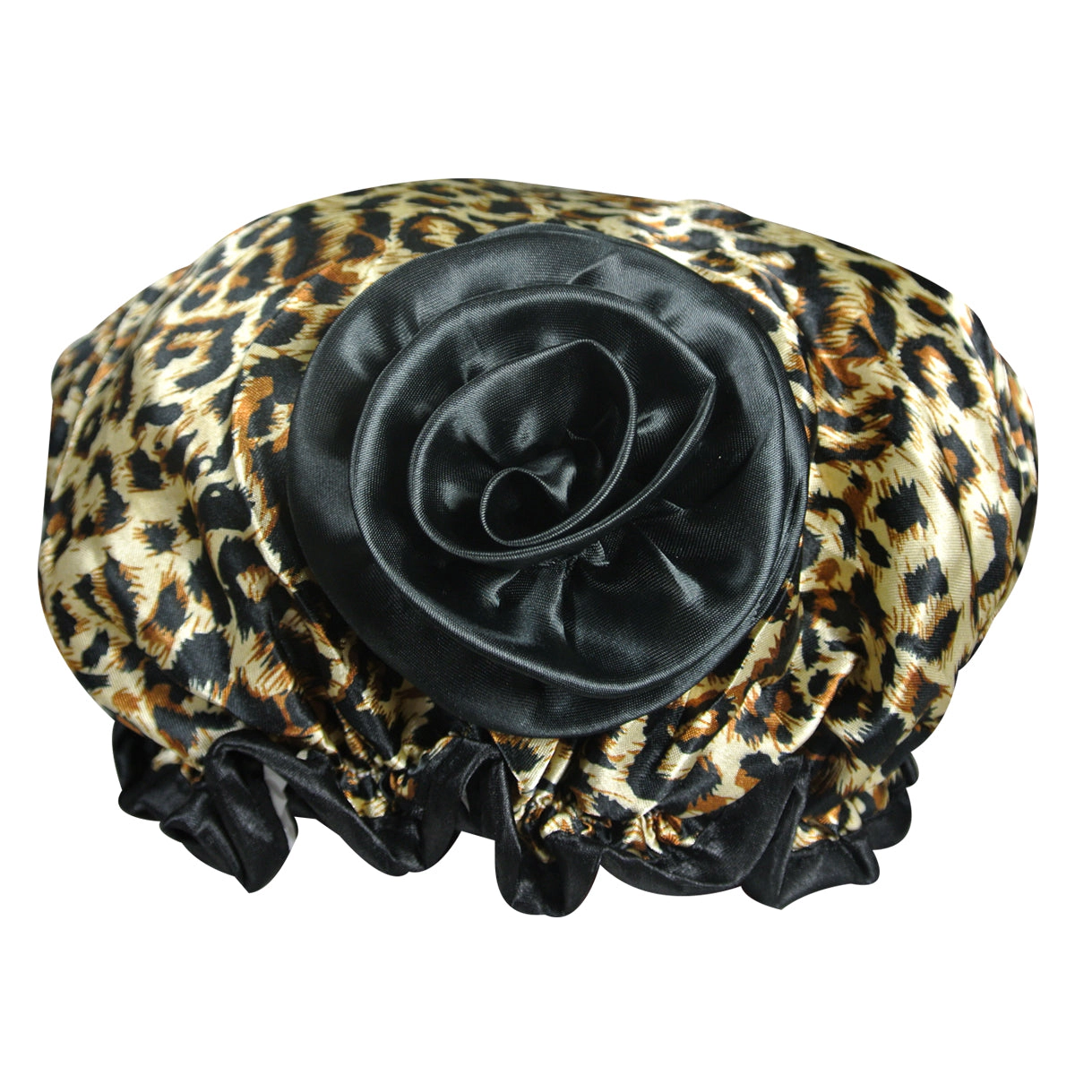 Wrapables Women's Stylish Satin Shower Cap