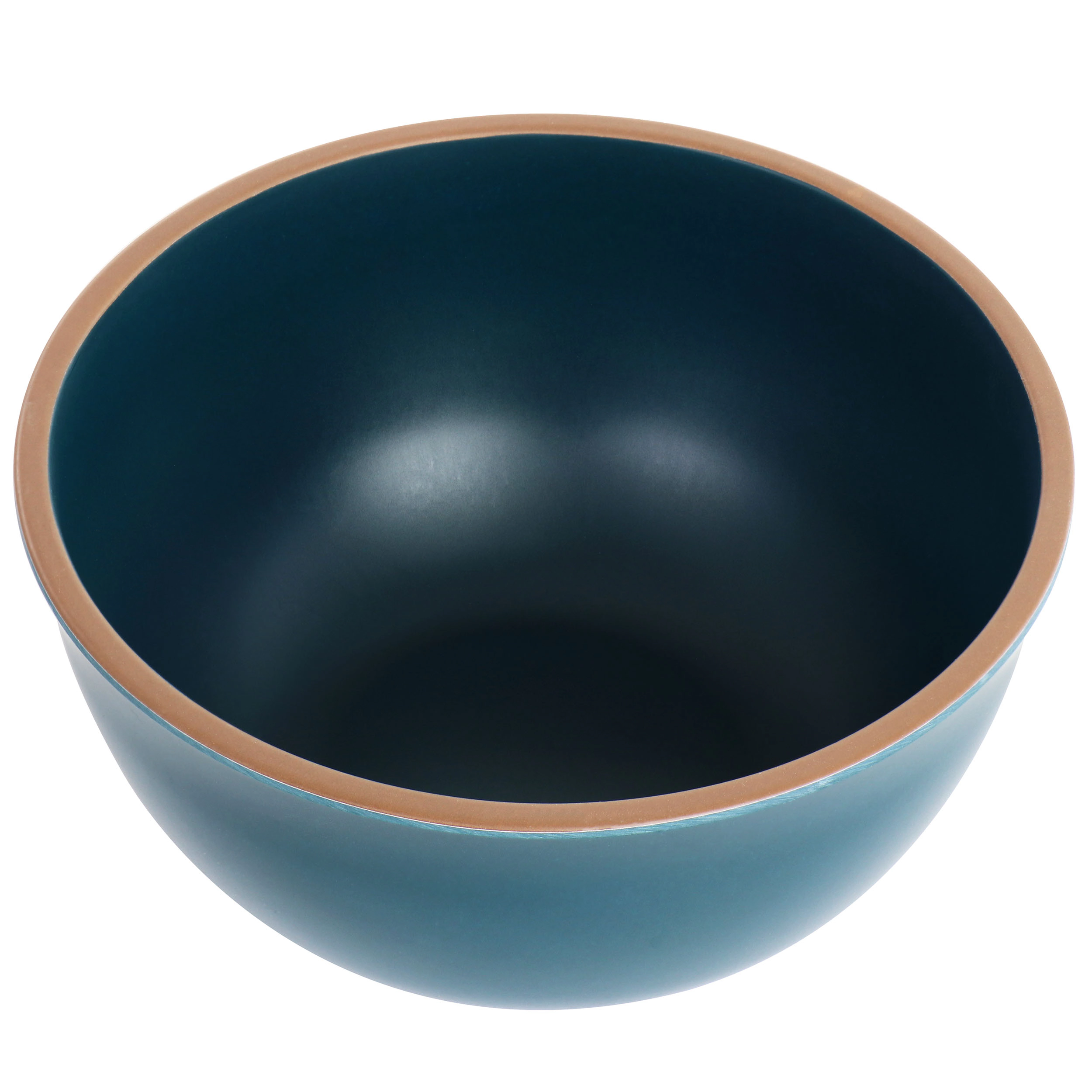 Gibson Home Rockabye 4 Piece Melamine Cereal Bowl Set in Dark Teal