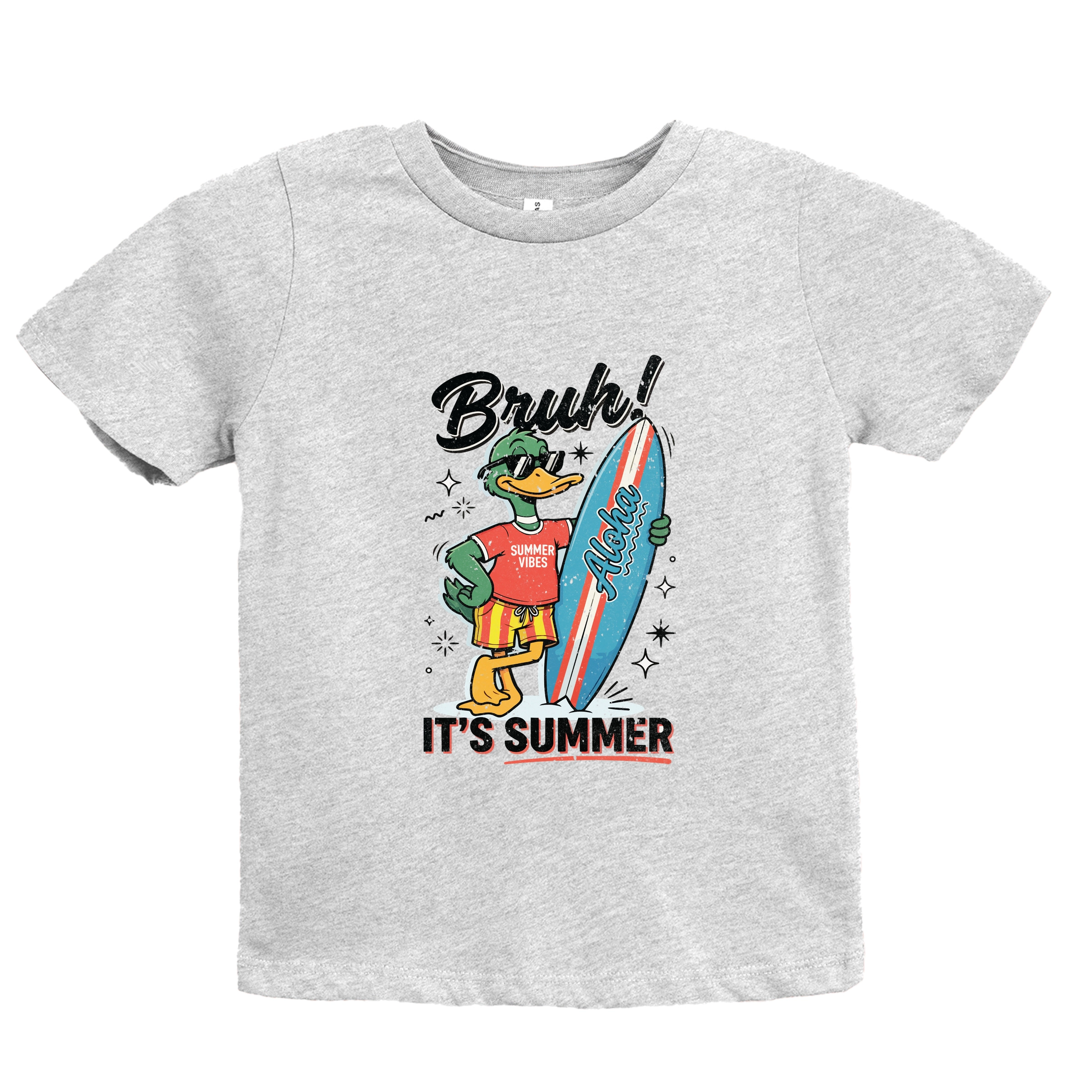 The Juniper Shop - Youth Short Sleeve Graphic T-Shirt Bruh! It's Summer Duck