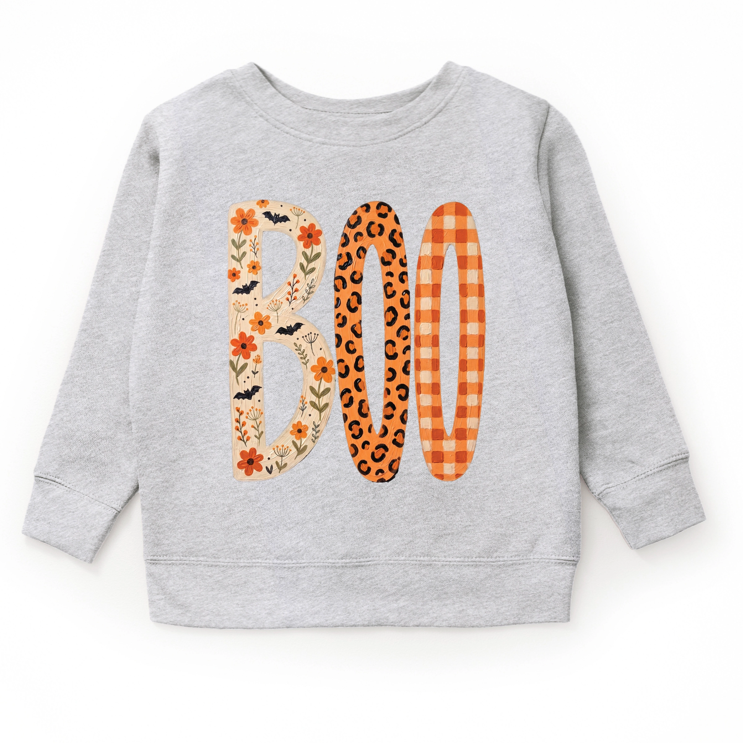 The Juniper Shop - Youth Graphic Sweatshirt Boo Tall Pattern
