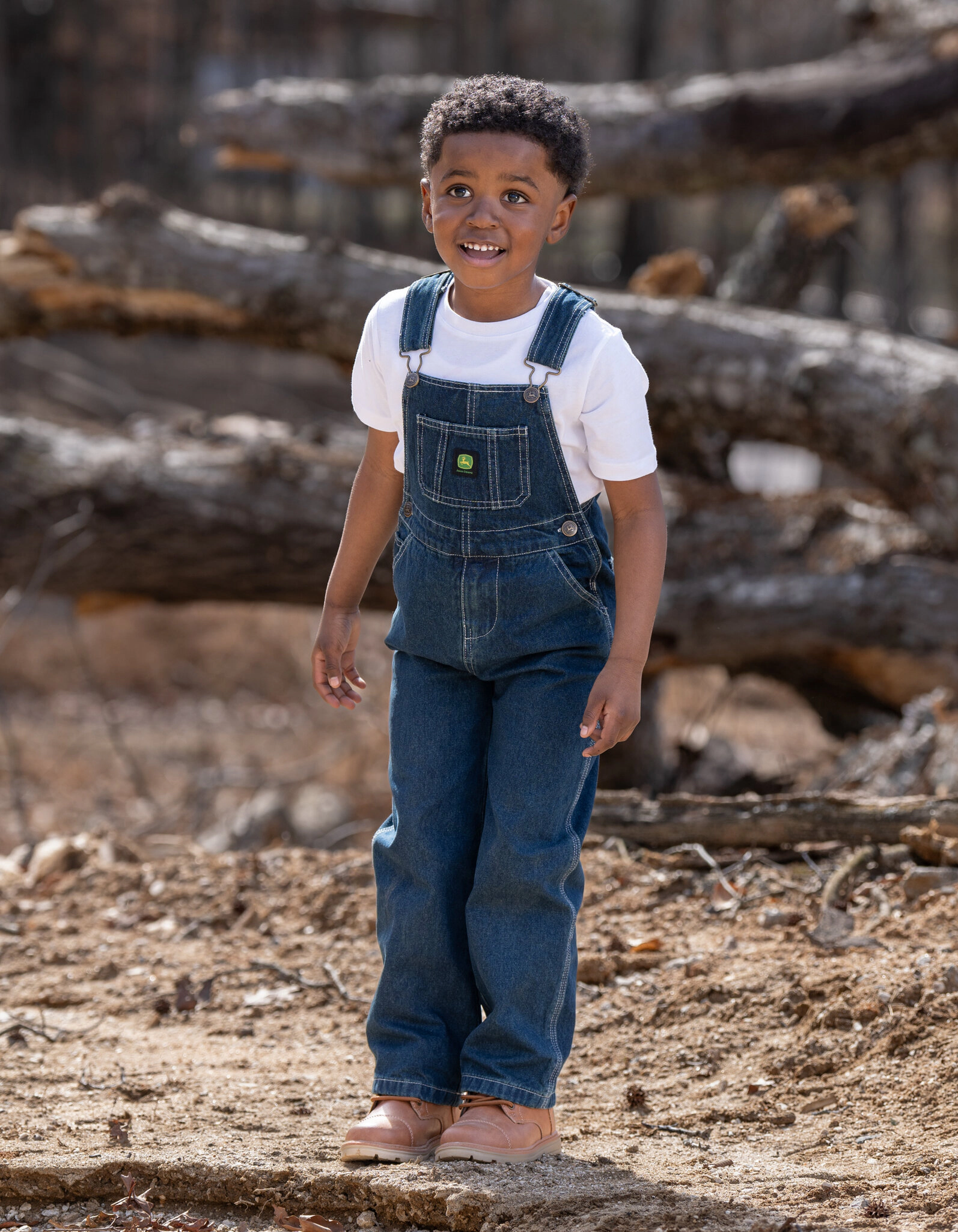 John Deere Boys' One Piece Bib Overalls