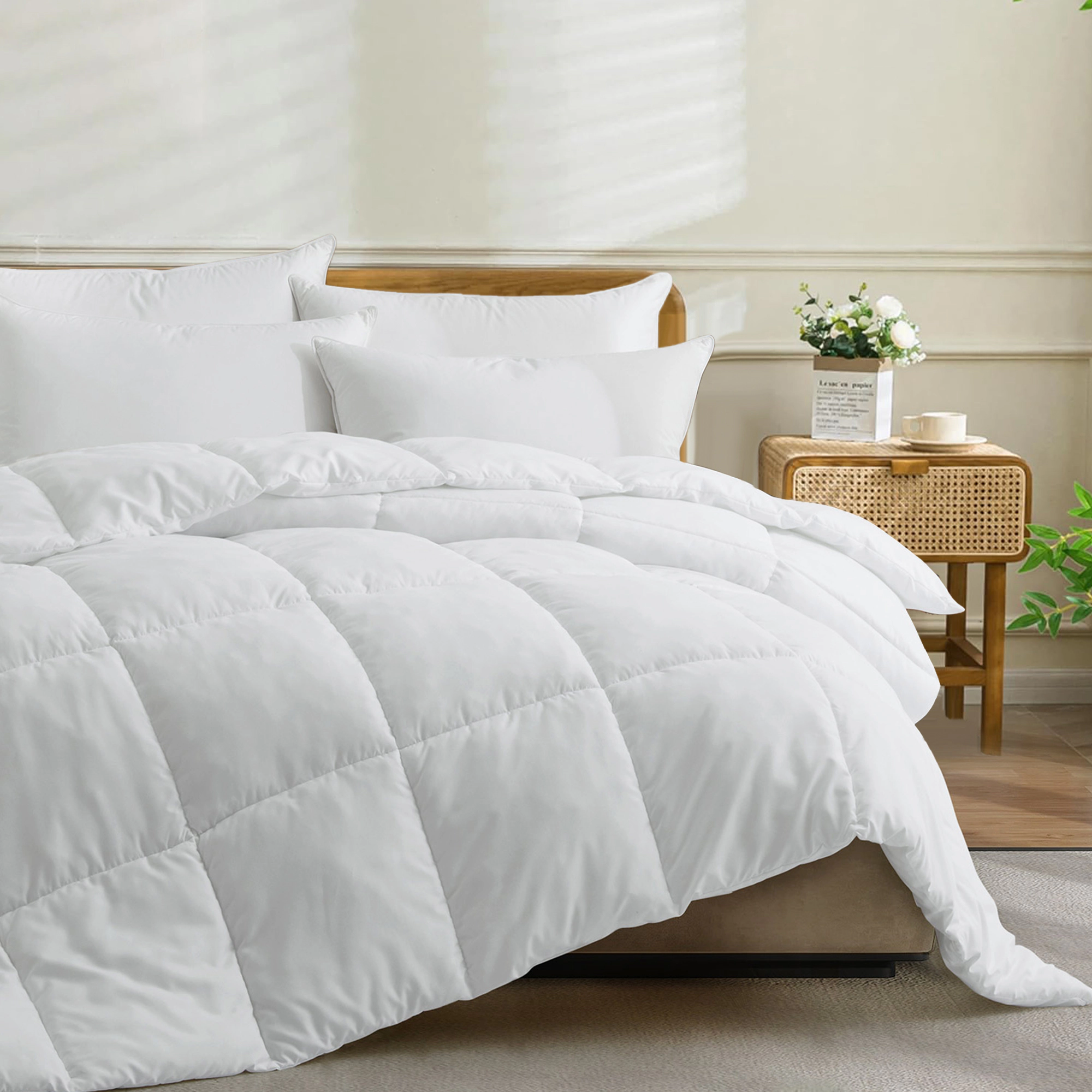 Unikome Premium Down Alternative Comforter Insert - Soft Bedding