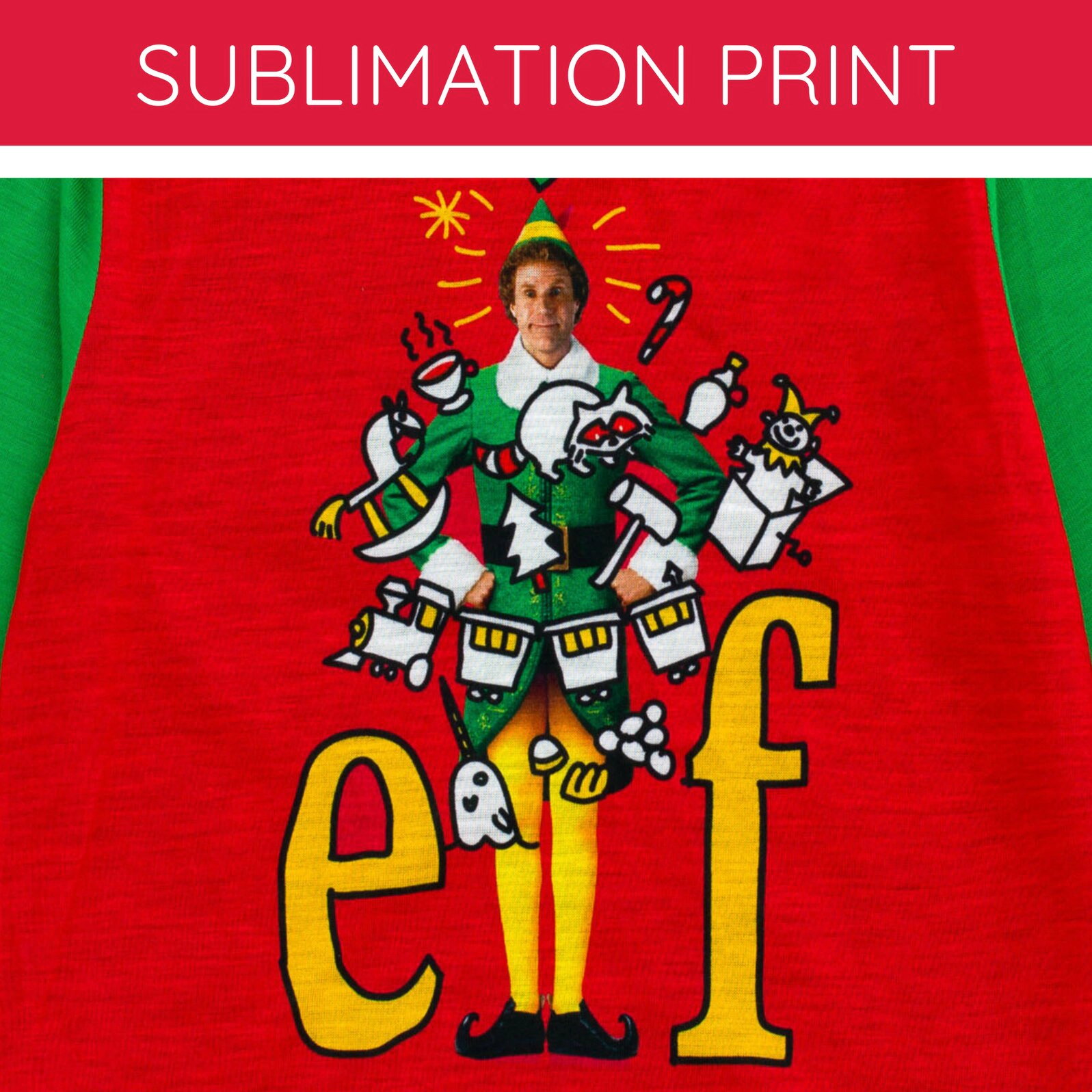 Elf 2-Piece Pajama Shirt and Pants Set