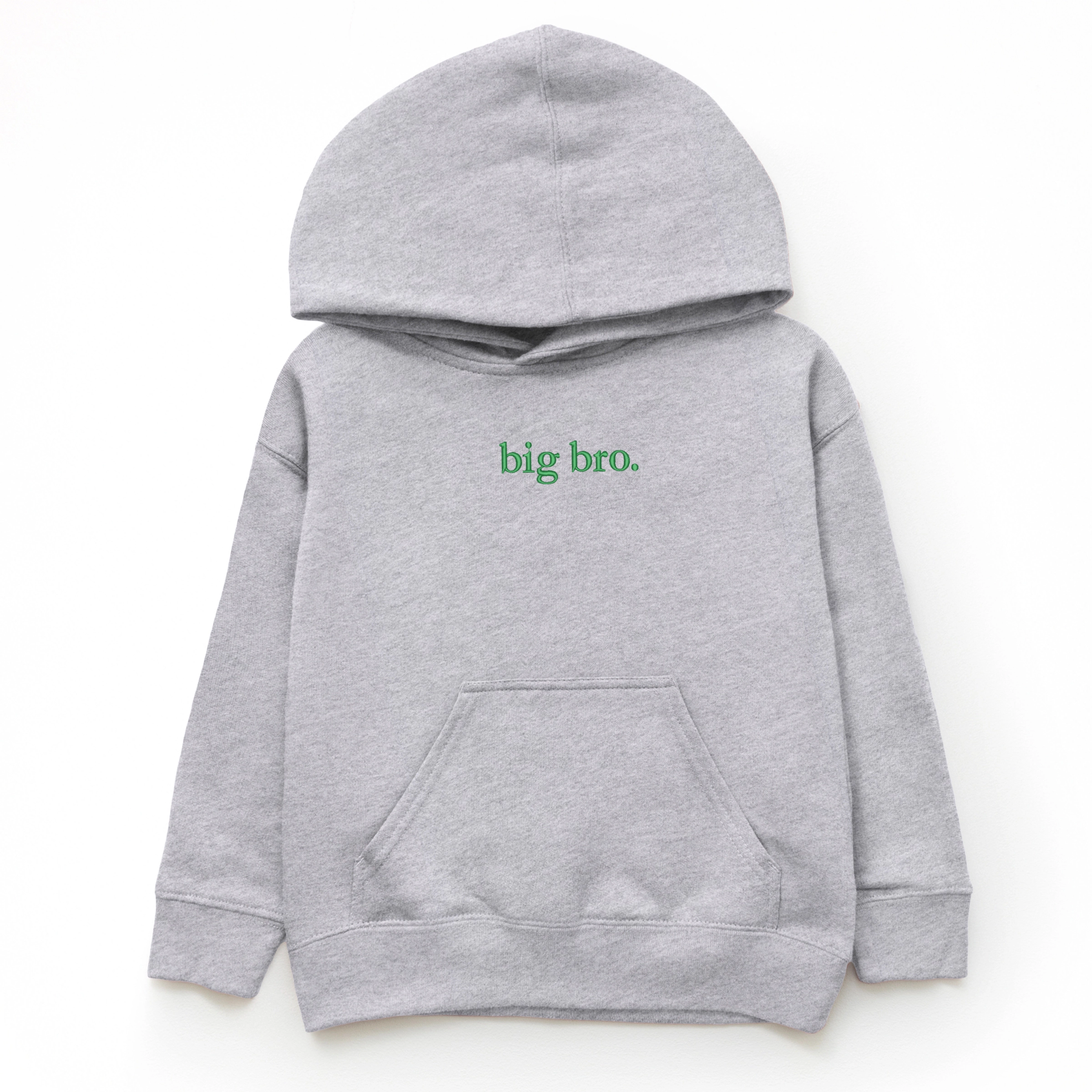 The Juniper Shop - Embroidered Big Bro Typewriter Youth Graphic Hoodie