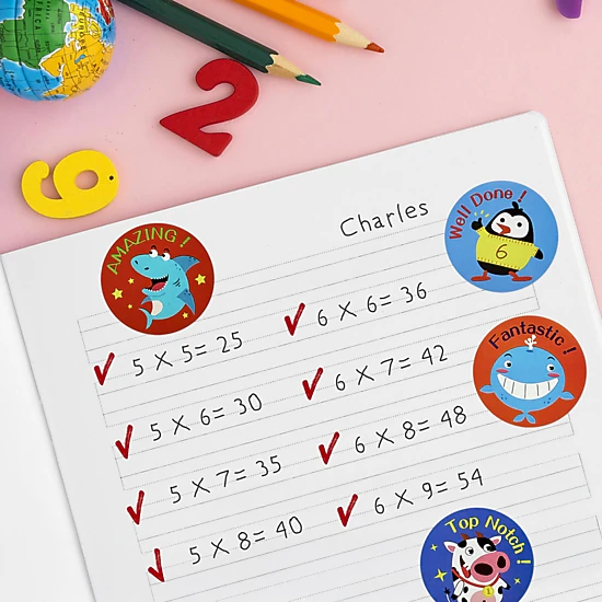 Wrapables Animal Sticker Roll, Stickers for Sealing Cards, Envelopes ...