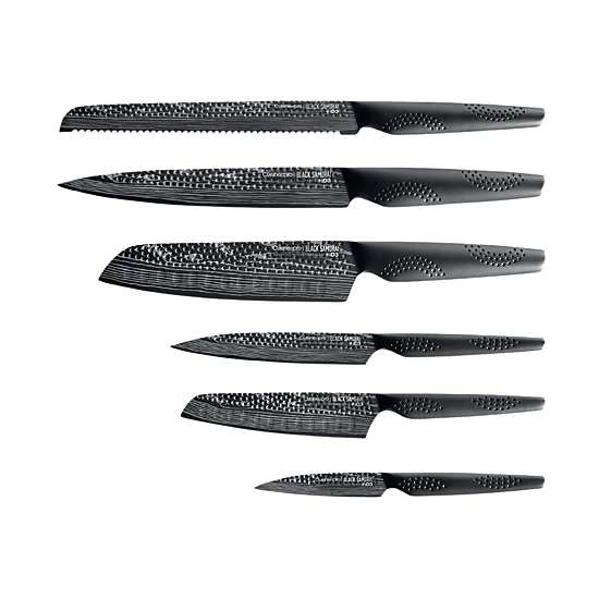 Cuisine::pro® iD3® BLACK SAMURAI Gozen Knife Block 7 Piece