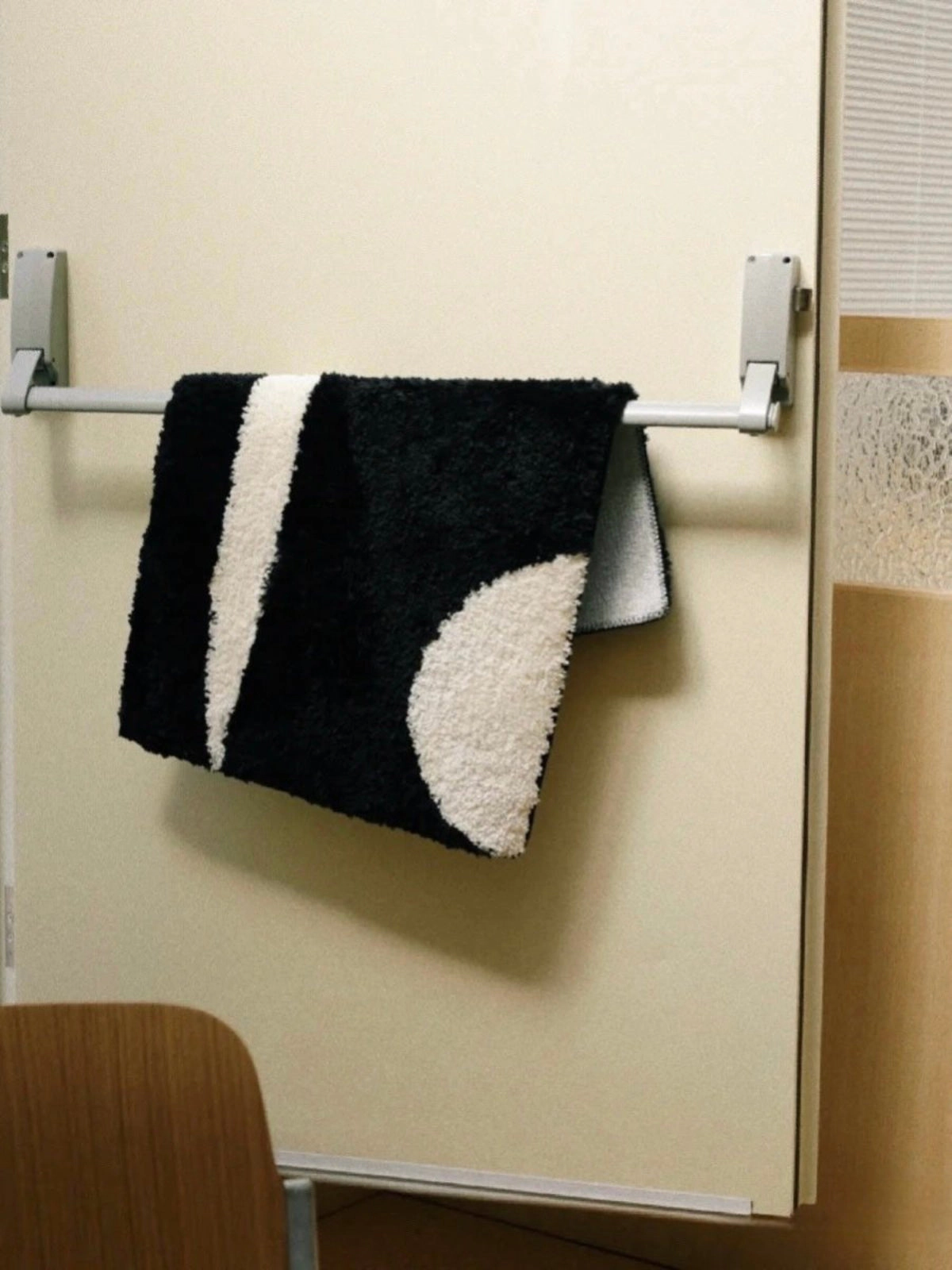 Inspecial Home Soft Absorbent Machine Washable Contemporary Moonlight Bath Rug