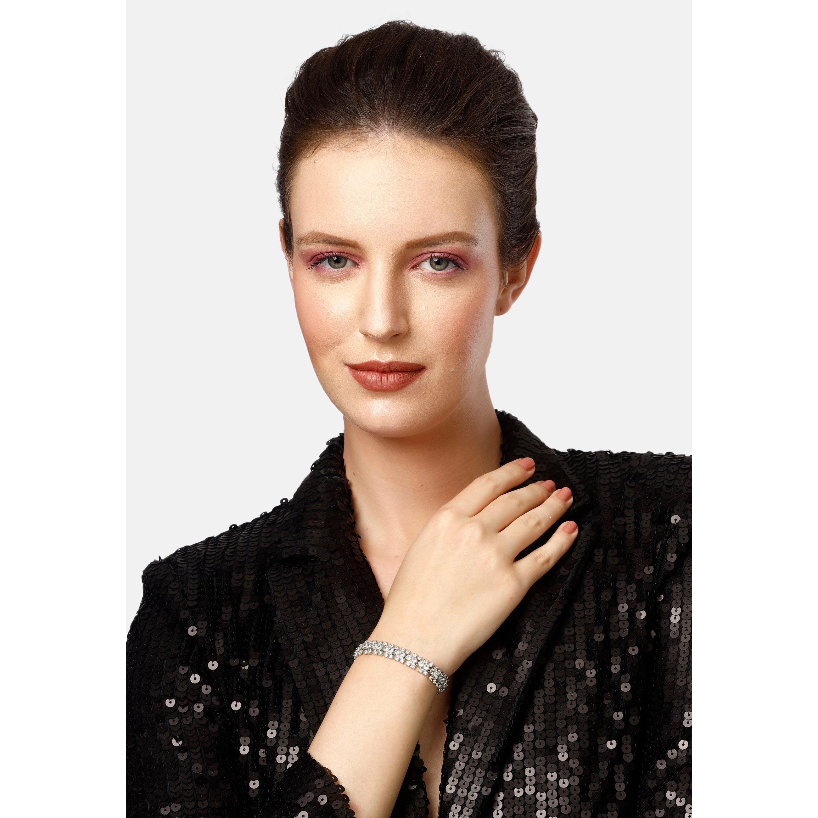 AGP PARIS Womens Diva Sterling Broad Bracelet