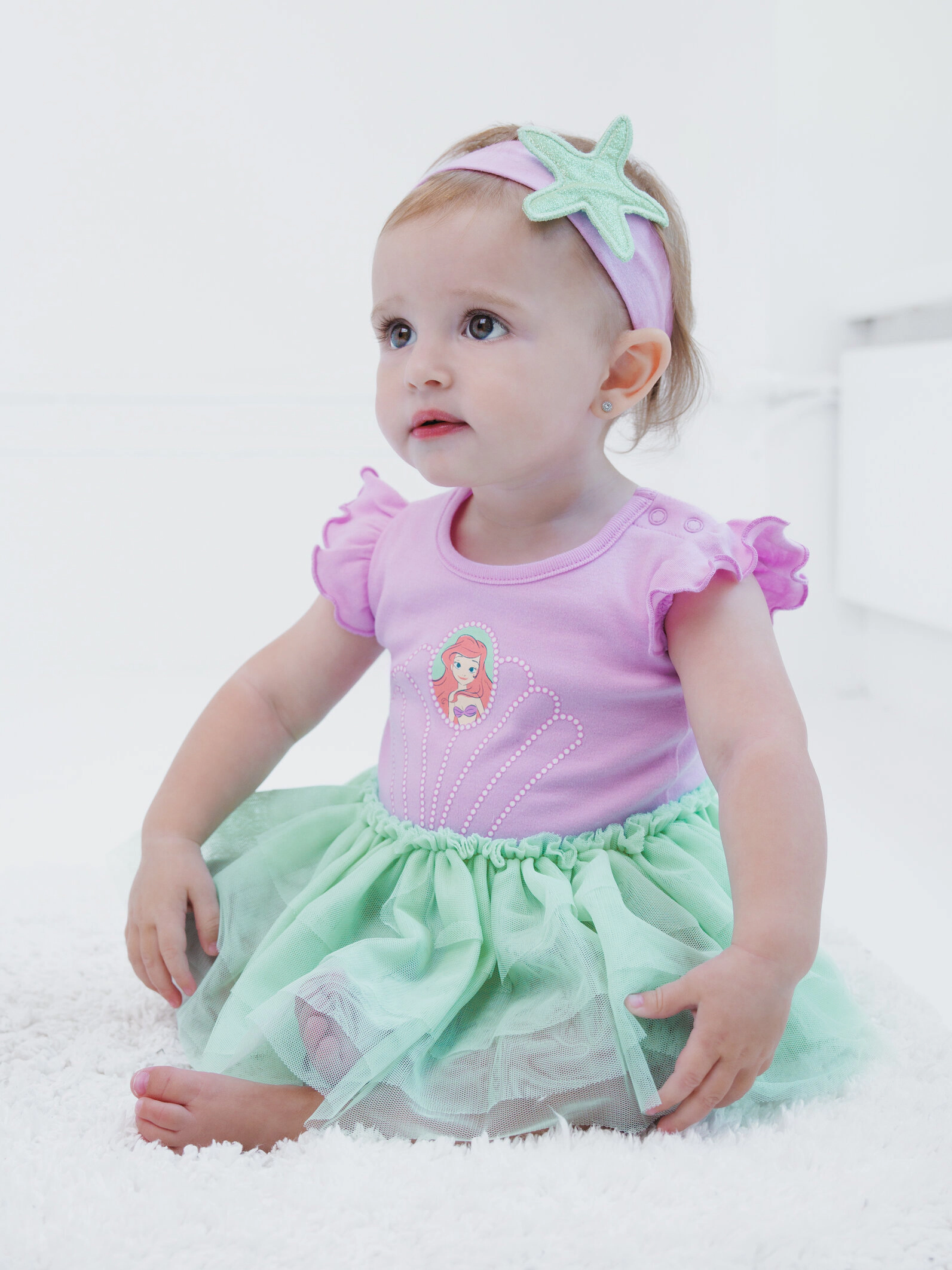 Disney Baby Girls' Cosplay 2-Piece Tutu Bodysuit and Headband Set