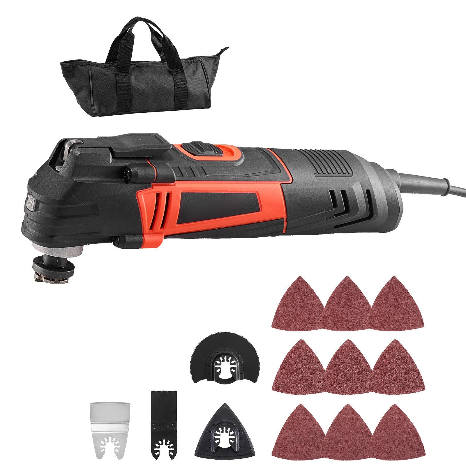 HONGGE Multitool Oscillating Tool Oscillating Multi Tool Corded with OPM Oscillating Angle Saw Accessories Tool