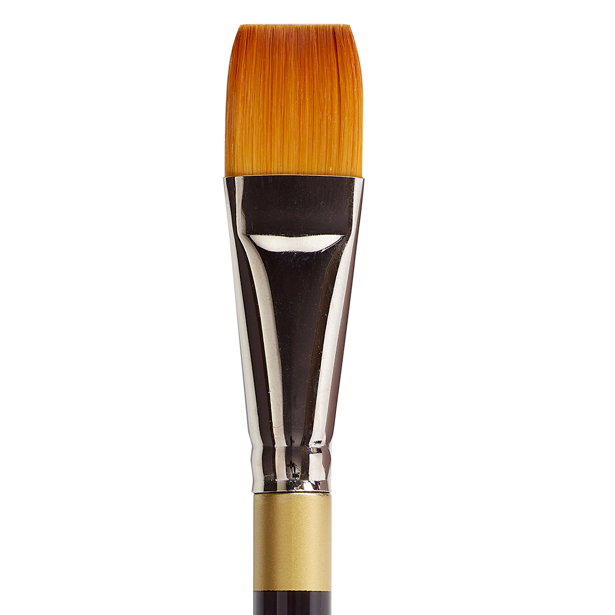 KINGART Original Gold 9550A Square Wash Brush - Acrylic Handle Golden Taklon