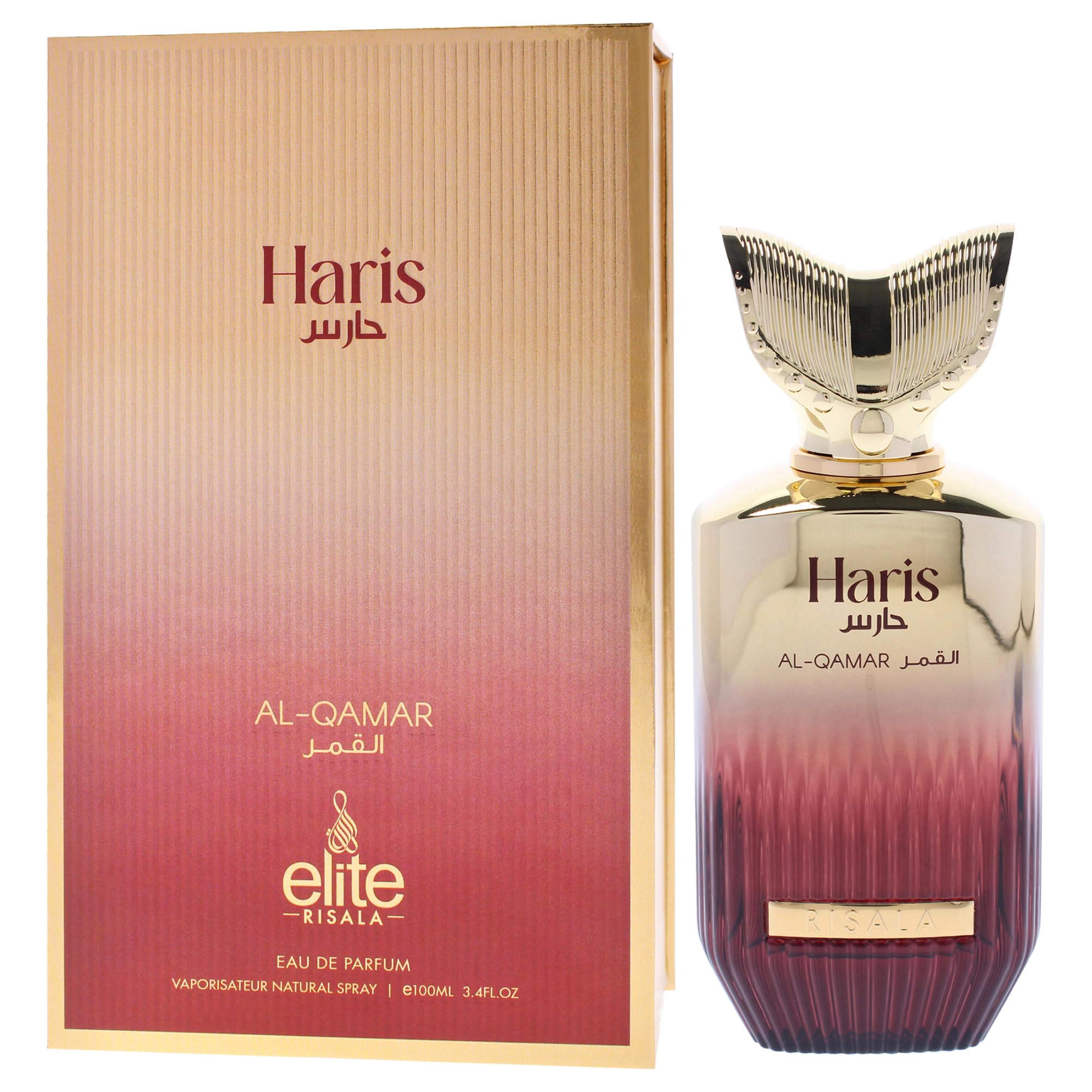 Risala Elite Haris Al-Qamar EDP Unisex 3.4 oz Spray, Oriental Floral Gourmand