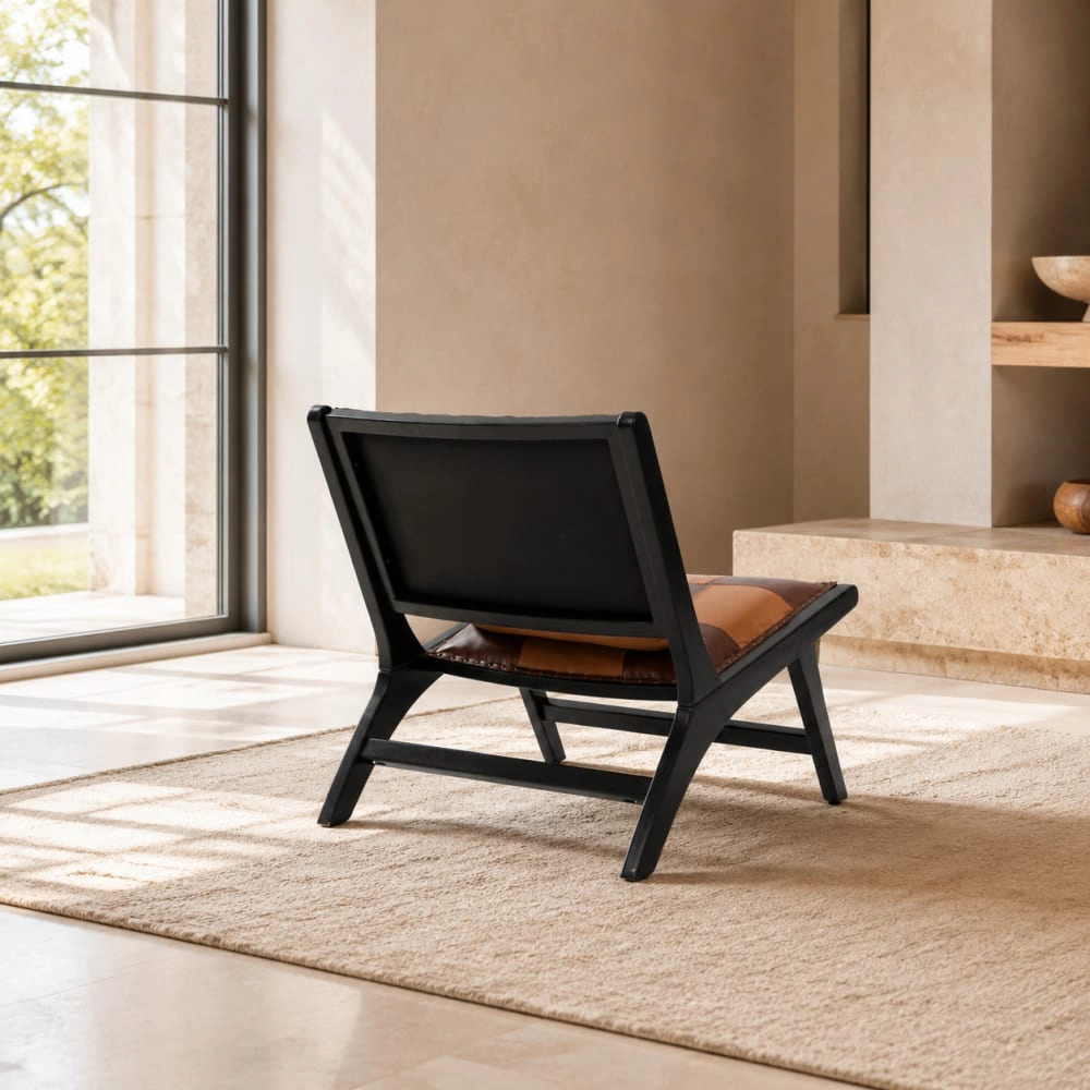 GOODSILO PU Leather Upholstered Accent Chair