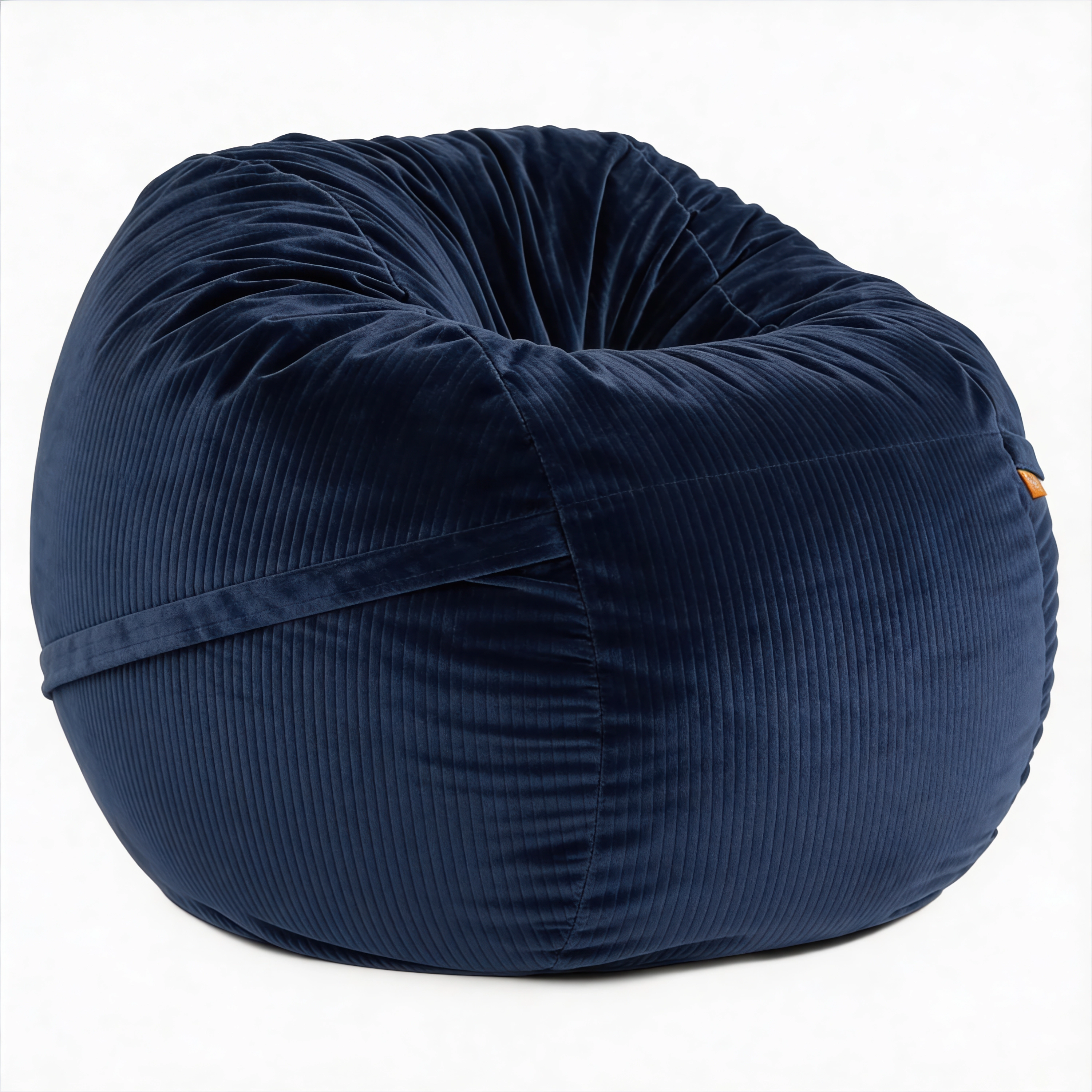 Luna 5 Foot X-Large Bean Bag Chair – Oversized Foam Lounger for Adults & Kids, Plush Corded Faux Fur