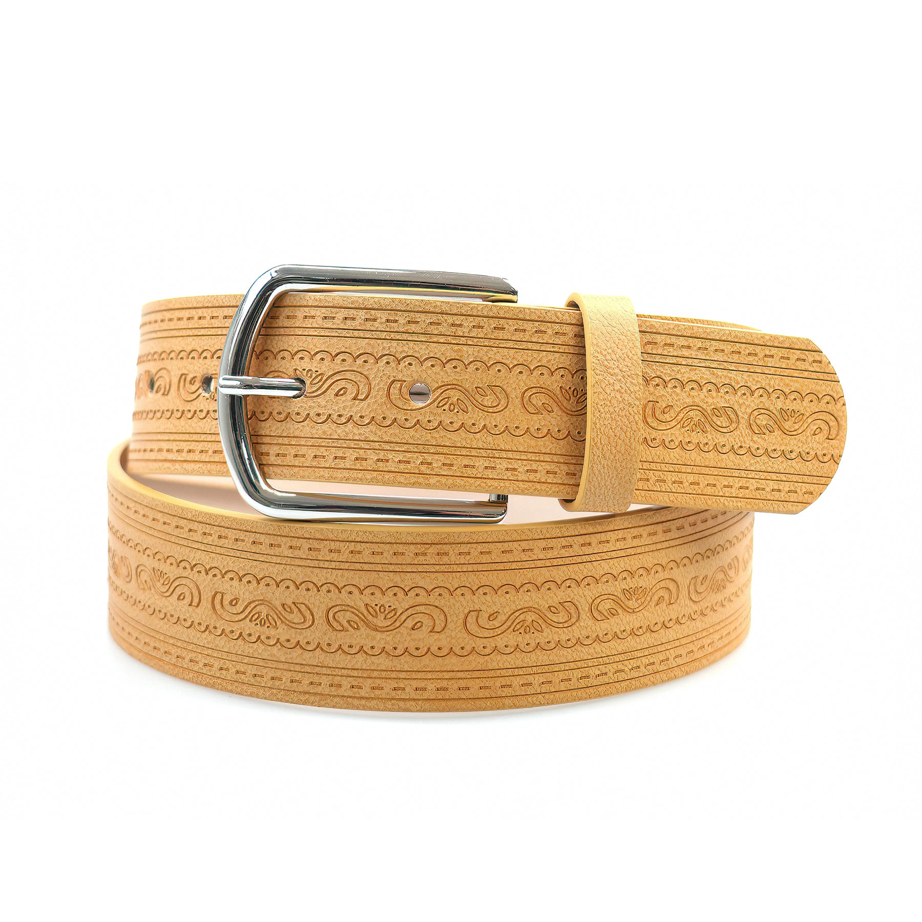 AGP PARIS Yellow Classic Women's Belt