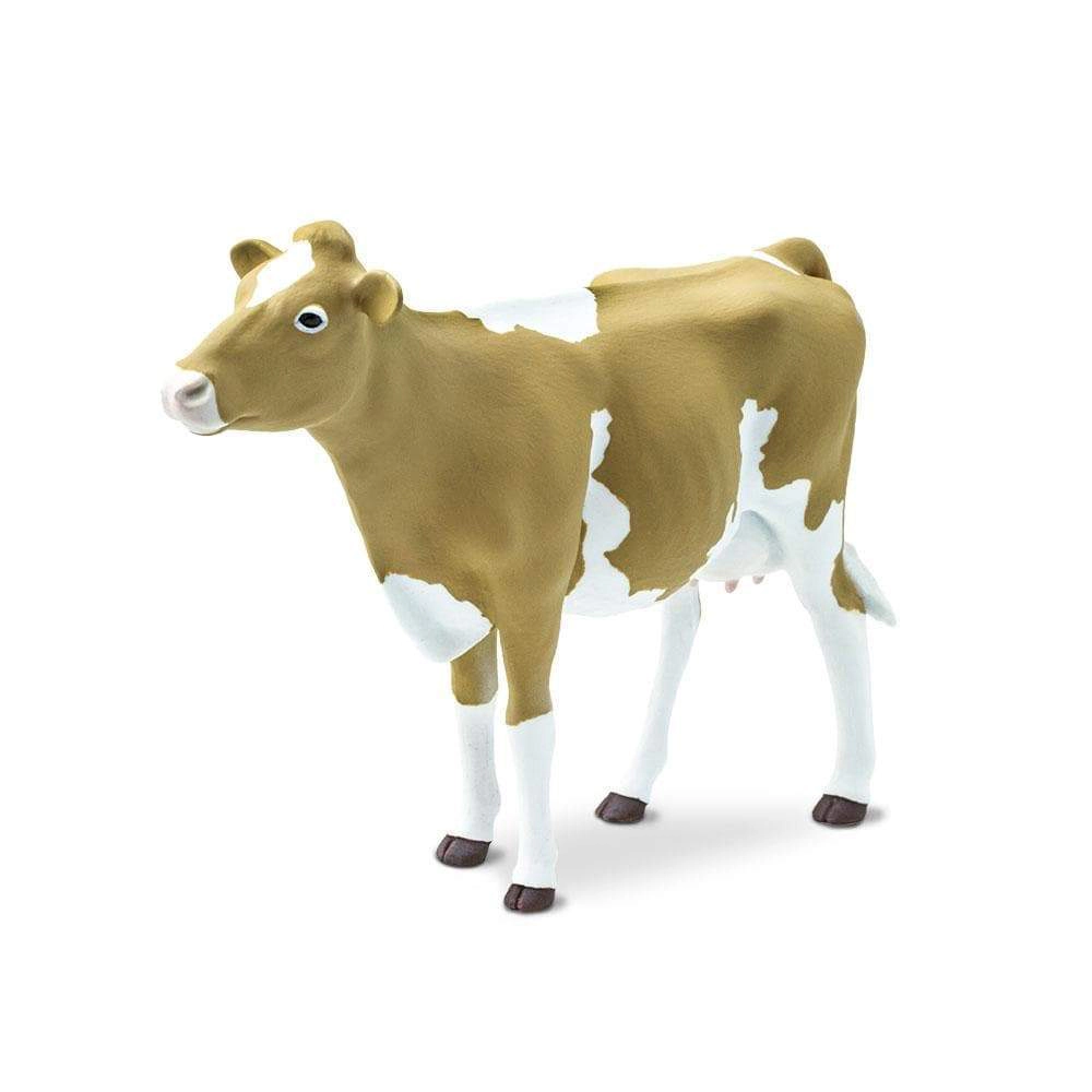 Safari Ltd. - Guernsey Cow Kids Toy Figure