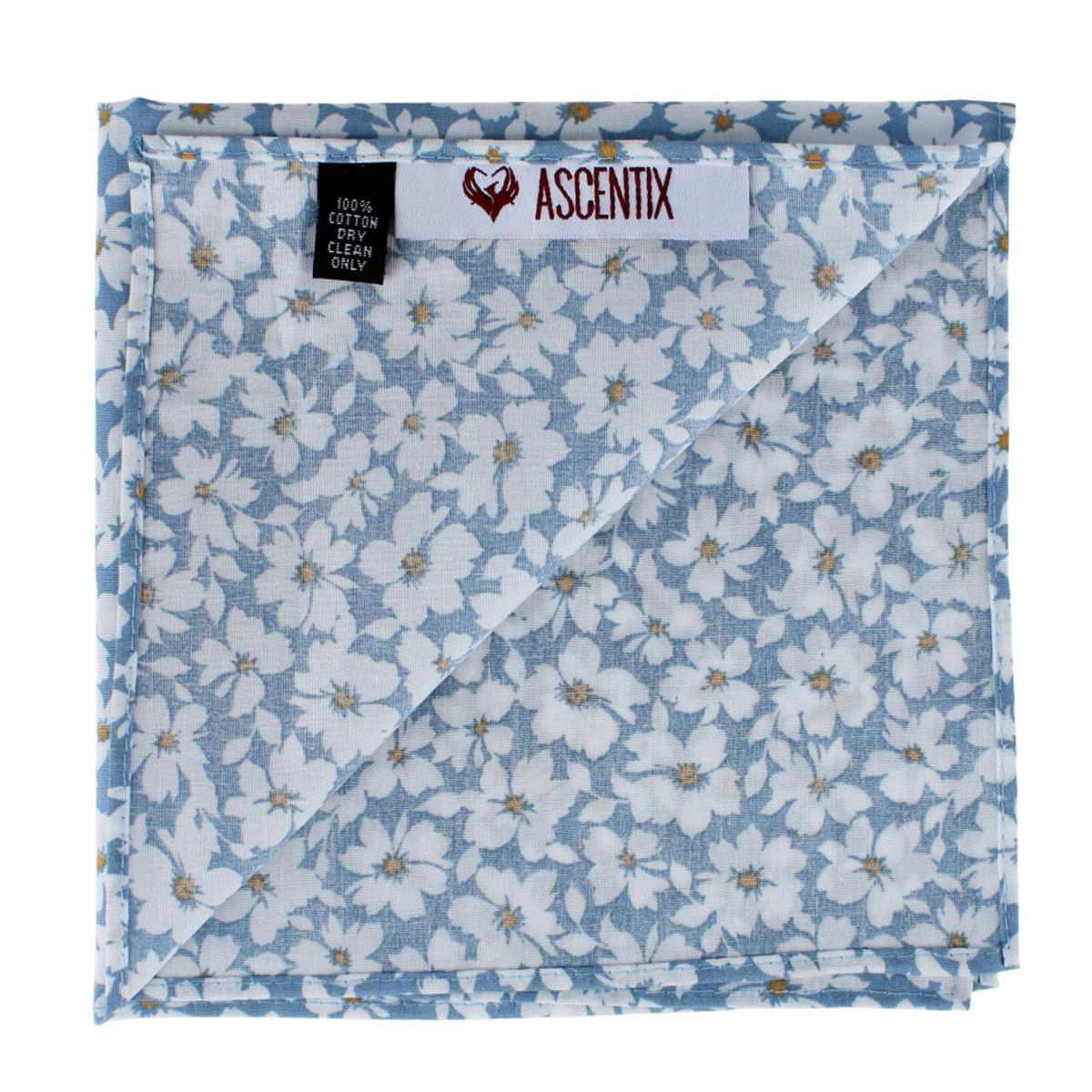 Ascentix Simple and Classy Cotton Foral Handkerchief