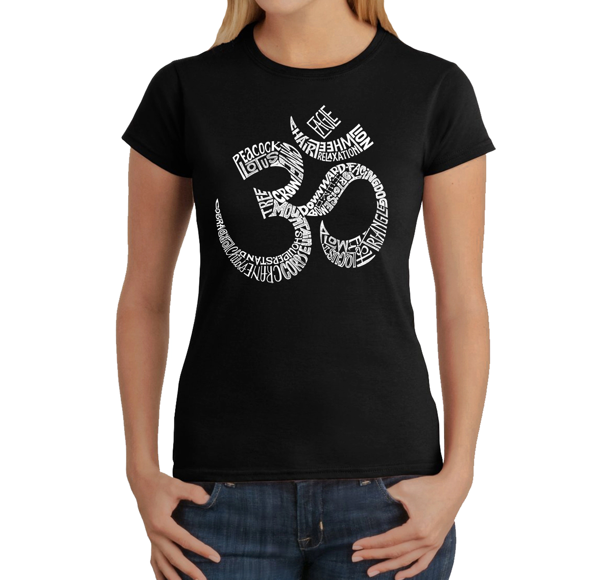LA Pop Art Women's Word T-Shirt - Poses OM