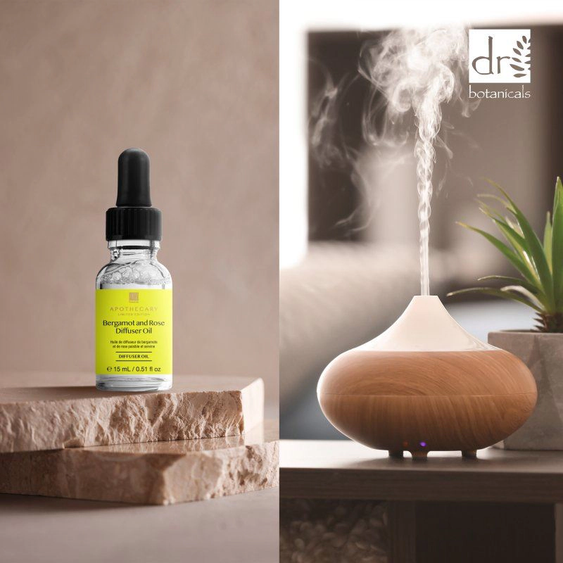Dr. Botanicals Peaceful & Serene Bergamot & Rose Diffuser Oil 15ml