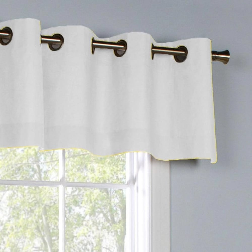 Commonwealth Thermalogic Weather Cotton Fabric Grommet Top Valance - 40"x15"