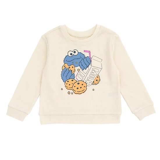 Sesame Street Cookie Monster Boys' 2-Piece Sweatshirt and Pants Set