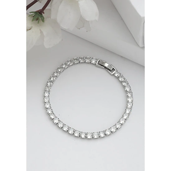 AGP PARIS Womens Diva Sparkling Tennis Bracelet