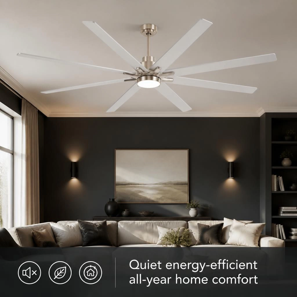 ELEMENT ACE Low Profile Quiet Ceiling Fan