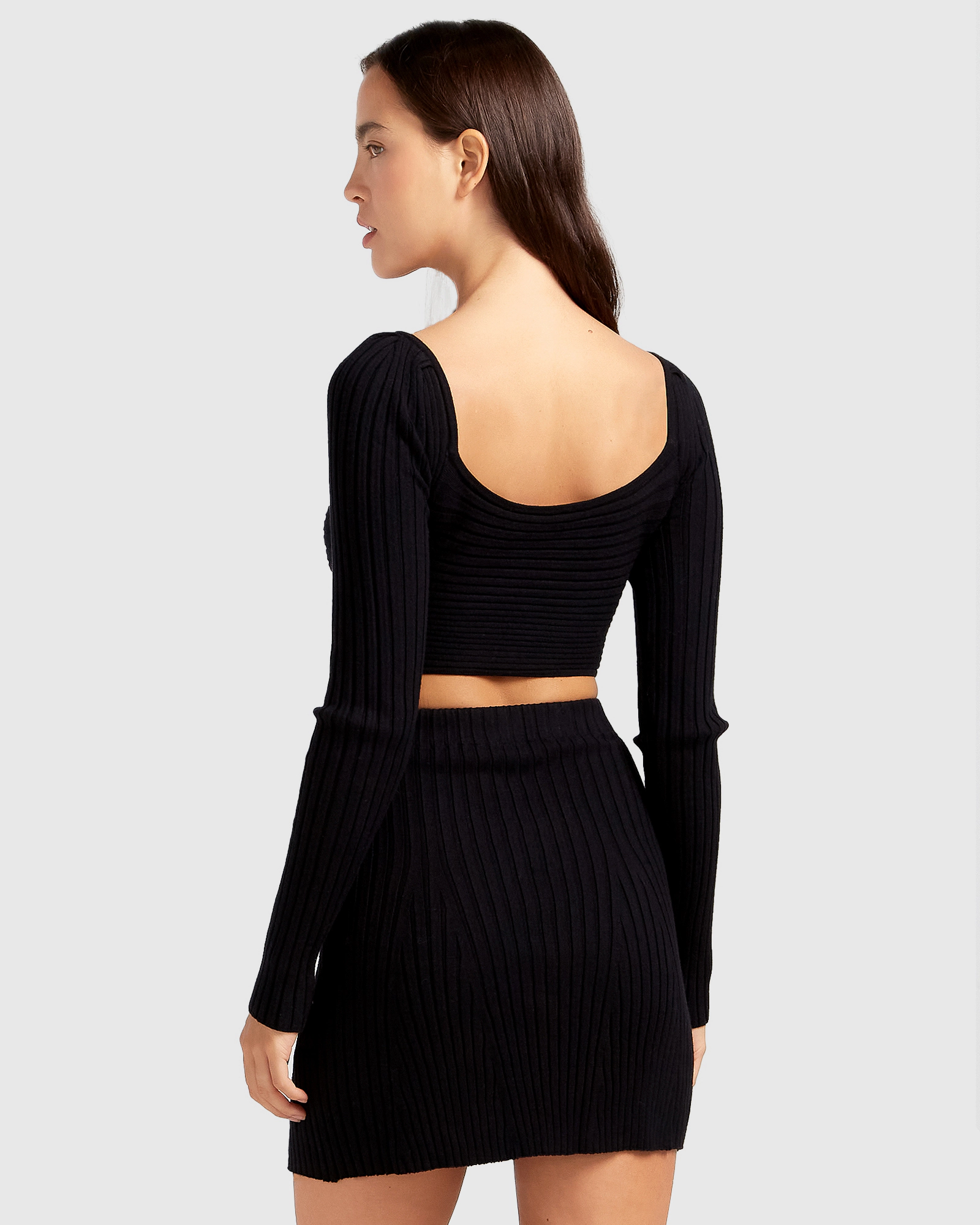 Belle & Bloom Womens C'est Knit Mini Skirt
