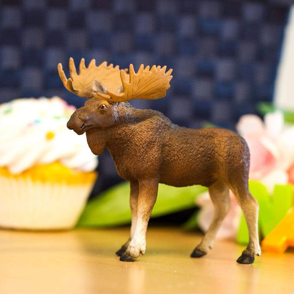 Safari Ltd. - Bull Moose Kids Toy Figure