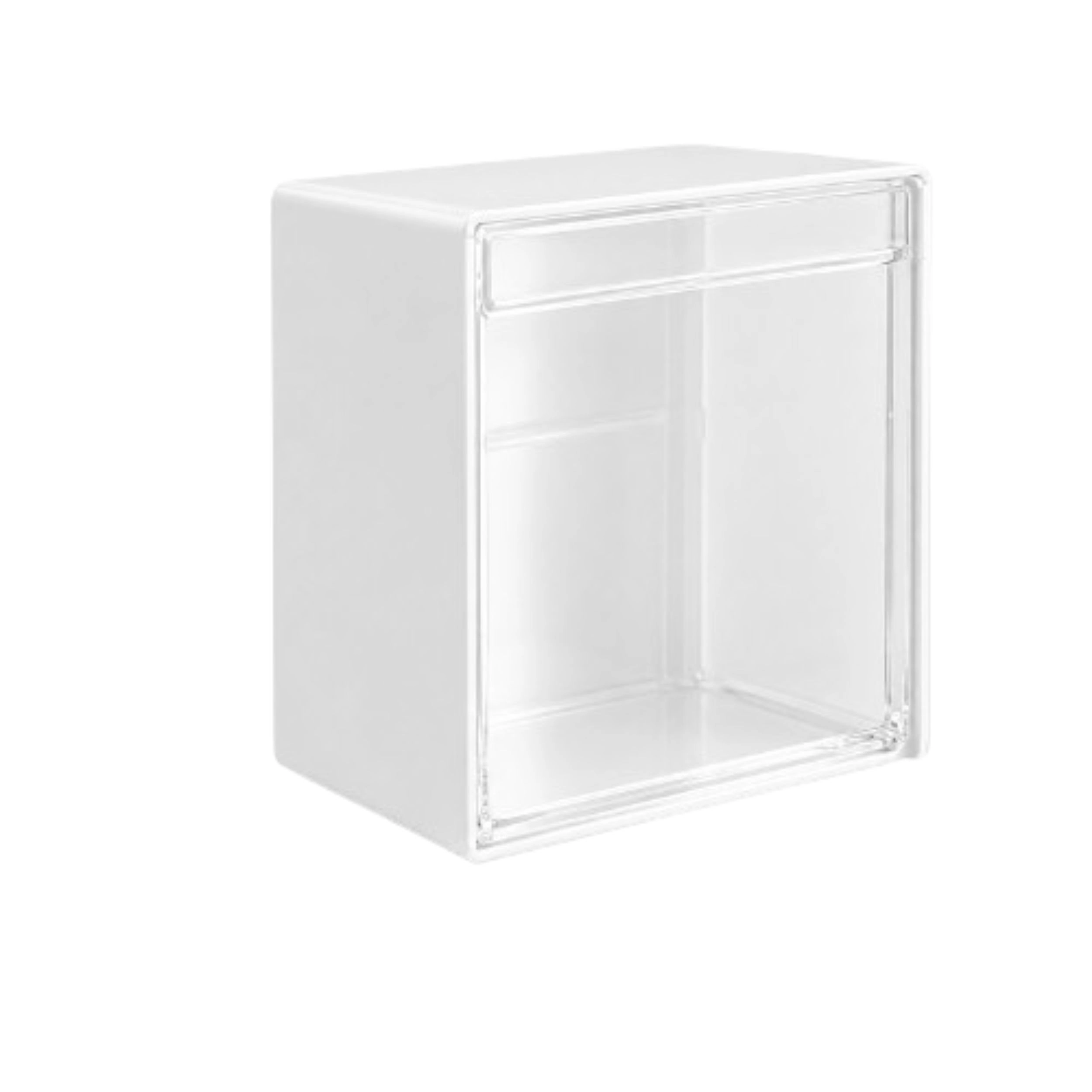 Home Collection Wall Mounted Cotton Swab Holder Qtip Dispenser Storage Box