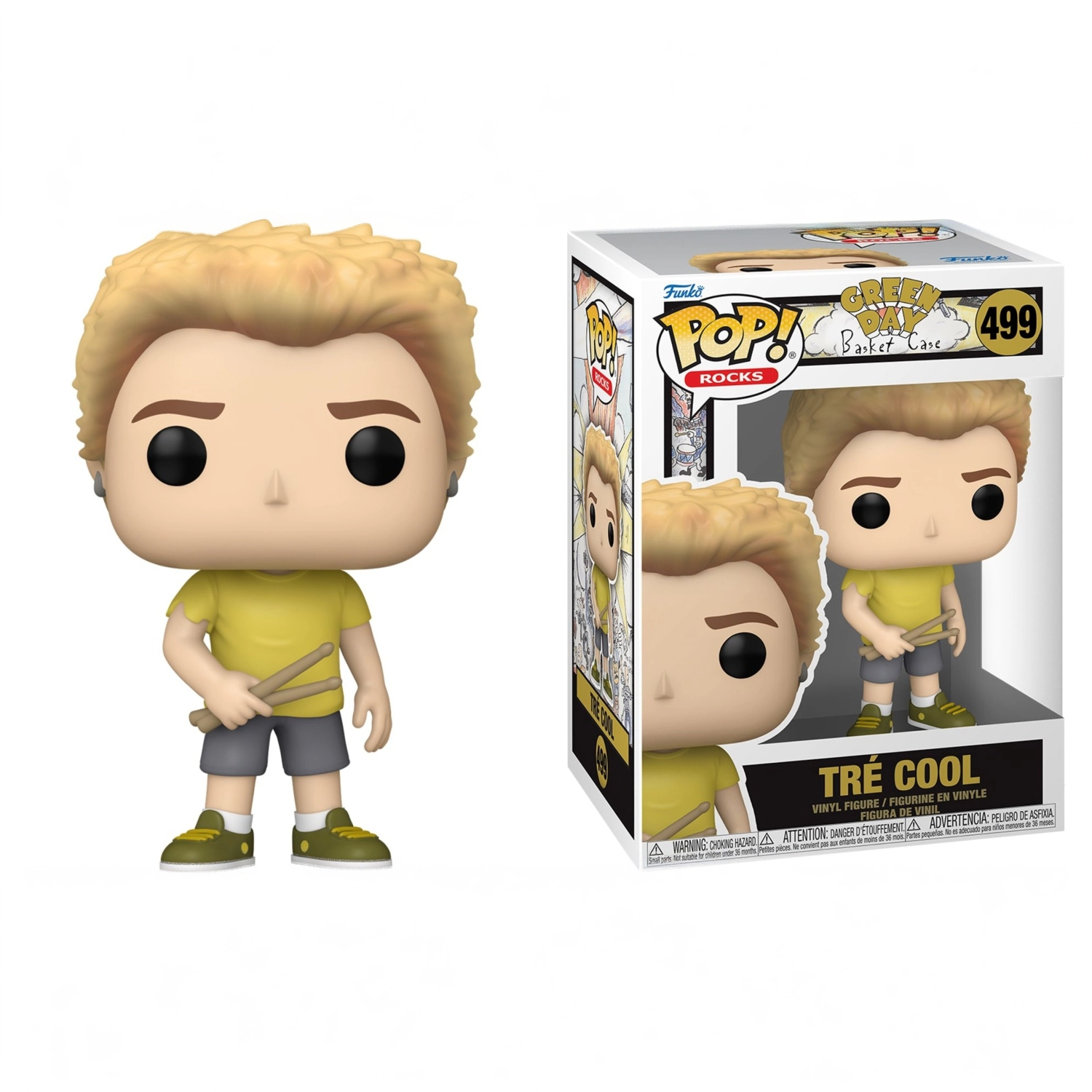 Funko Pop! Green Day (Basket Case): Tre' Cool #499