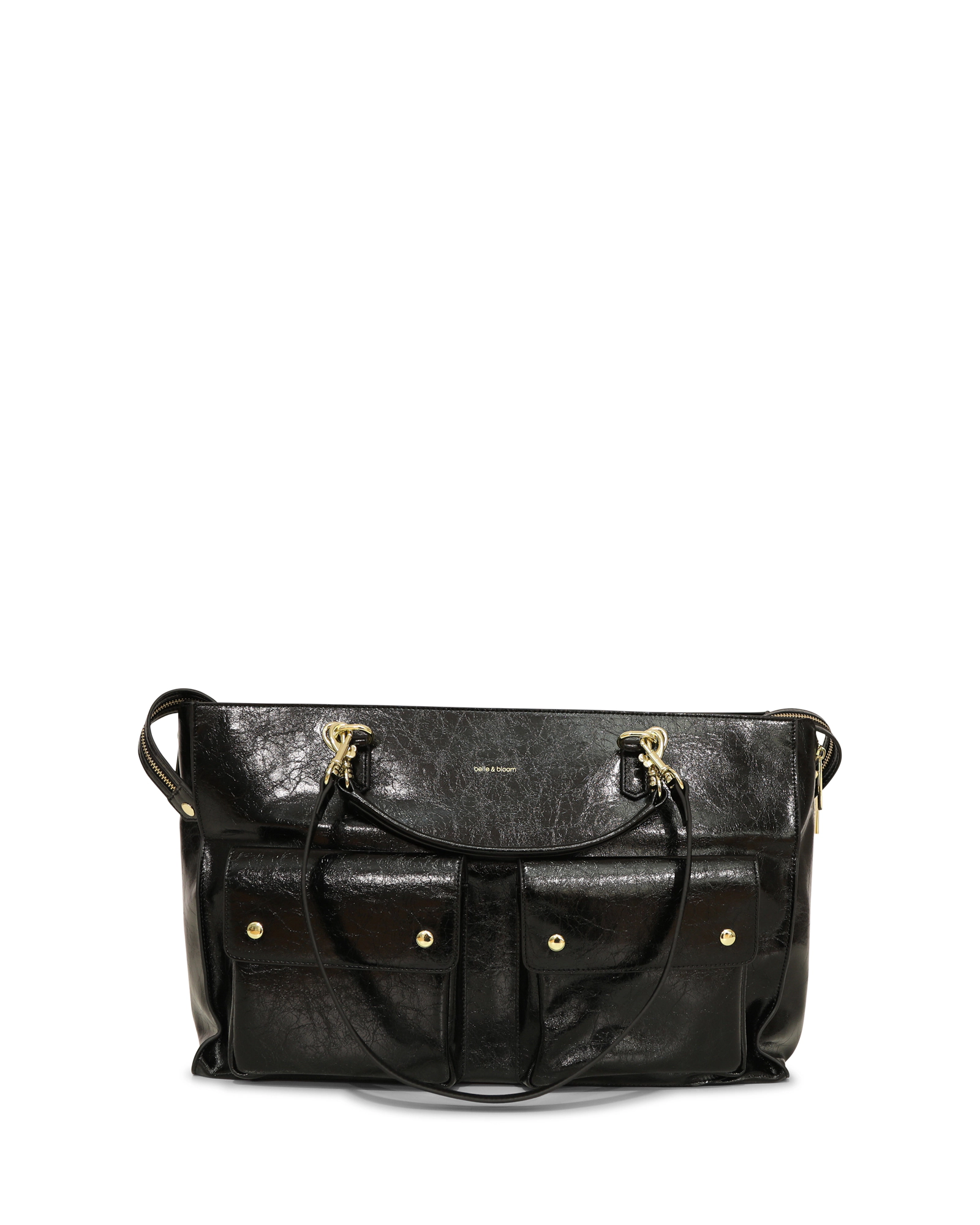 Belle & Bloom Womens Reflections Leather Shoulder Bag