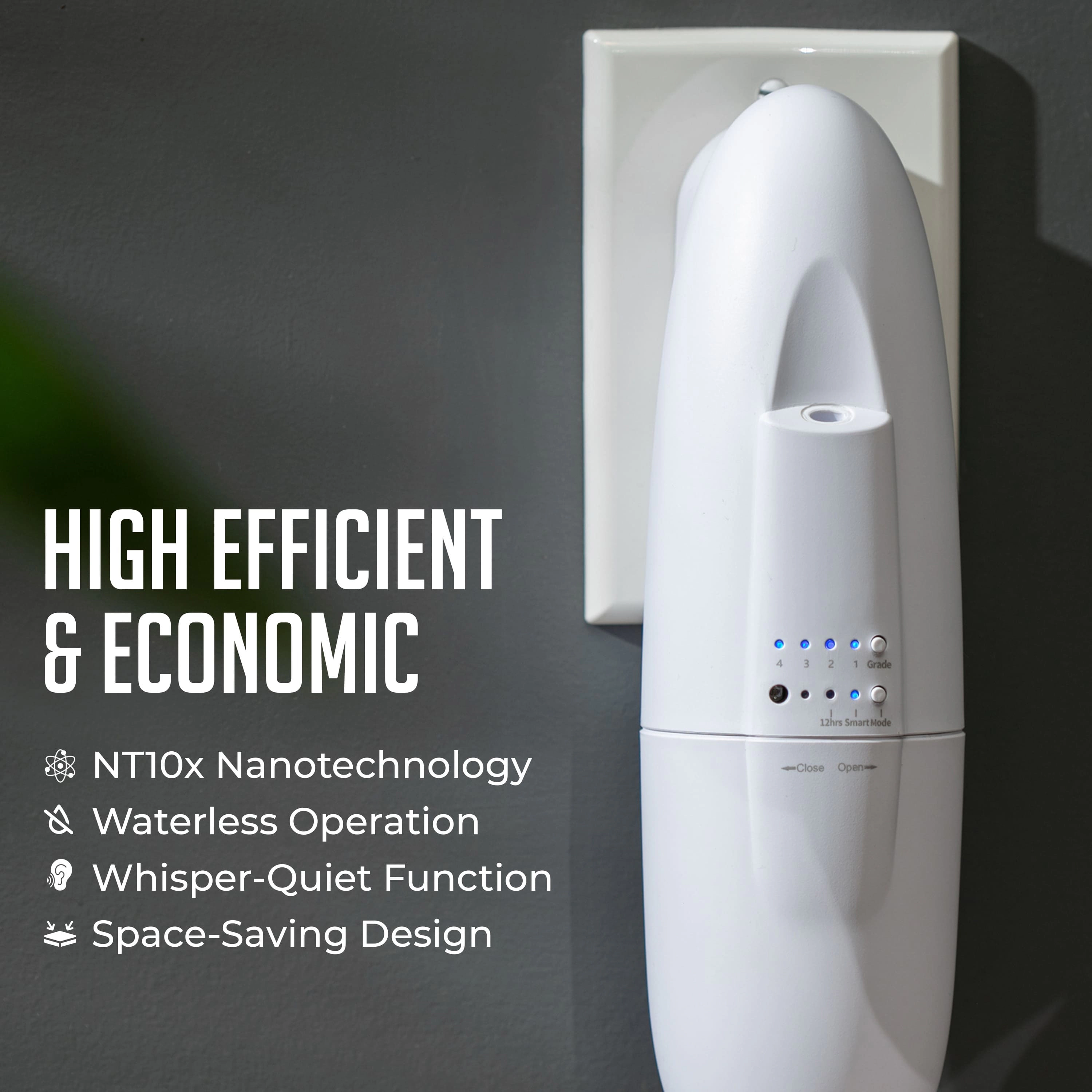 Luminuxe Plugin Waterless Essential Oil Diffuser for Home, Office, Spa - Quiet Aroma Diffuser, Covers Up to 500 Sq. FT