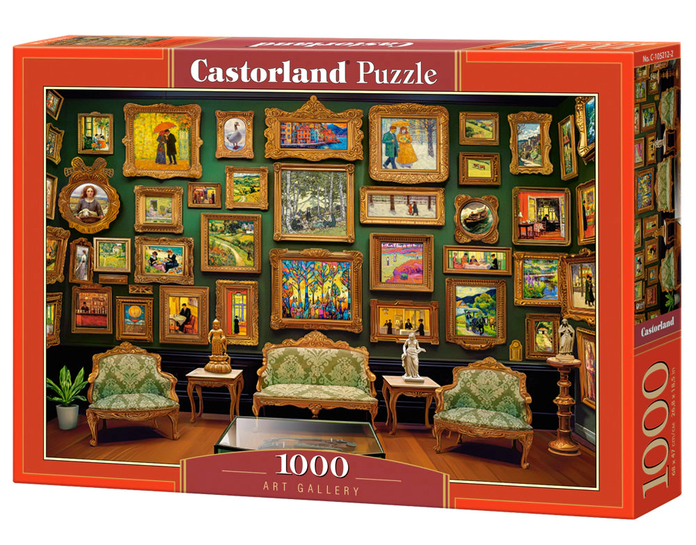 CASTORLAND 1000 Piece Jigsaw Puzzles, Art Gallery, Paintings, Adult Puzzle, Castorland C-105212-2
