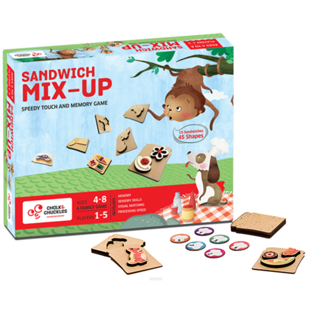 Chalk & Chuckles Sandwich Mix up - 1-5 Players