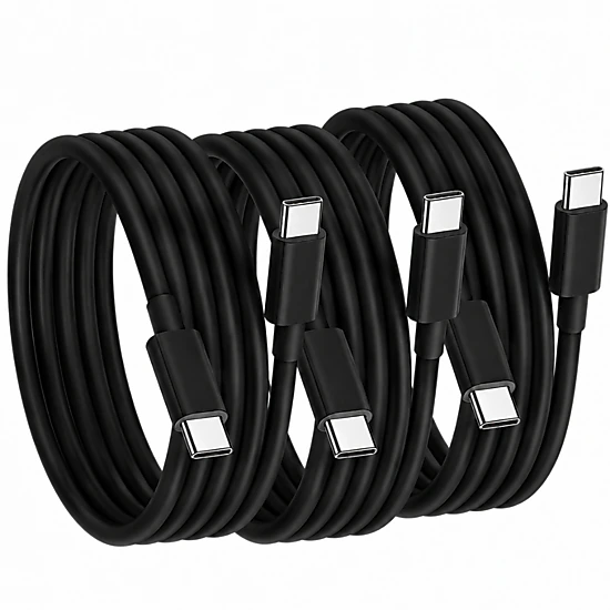 Qixxronics 3PCS 6FT USB-C to USB-C Charging Cable for iPhone 16 E/17/Air/15/Pro/Plus/Pro Max, MacBook, iPad Pro /Air