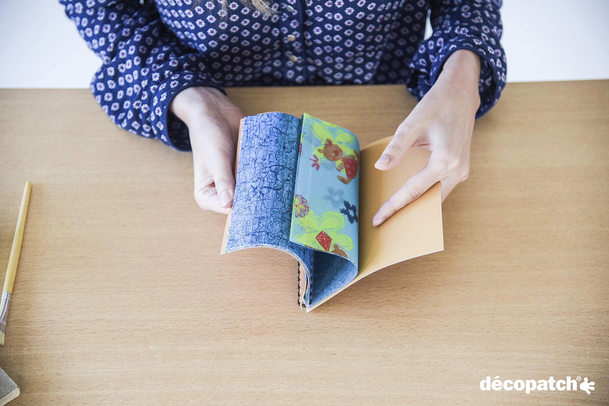 Decopatch 6 x 6¼ Decopads - Brown, 48 Sheets