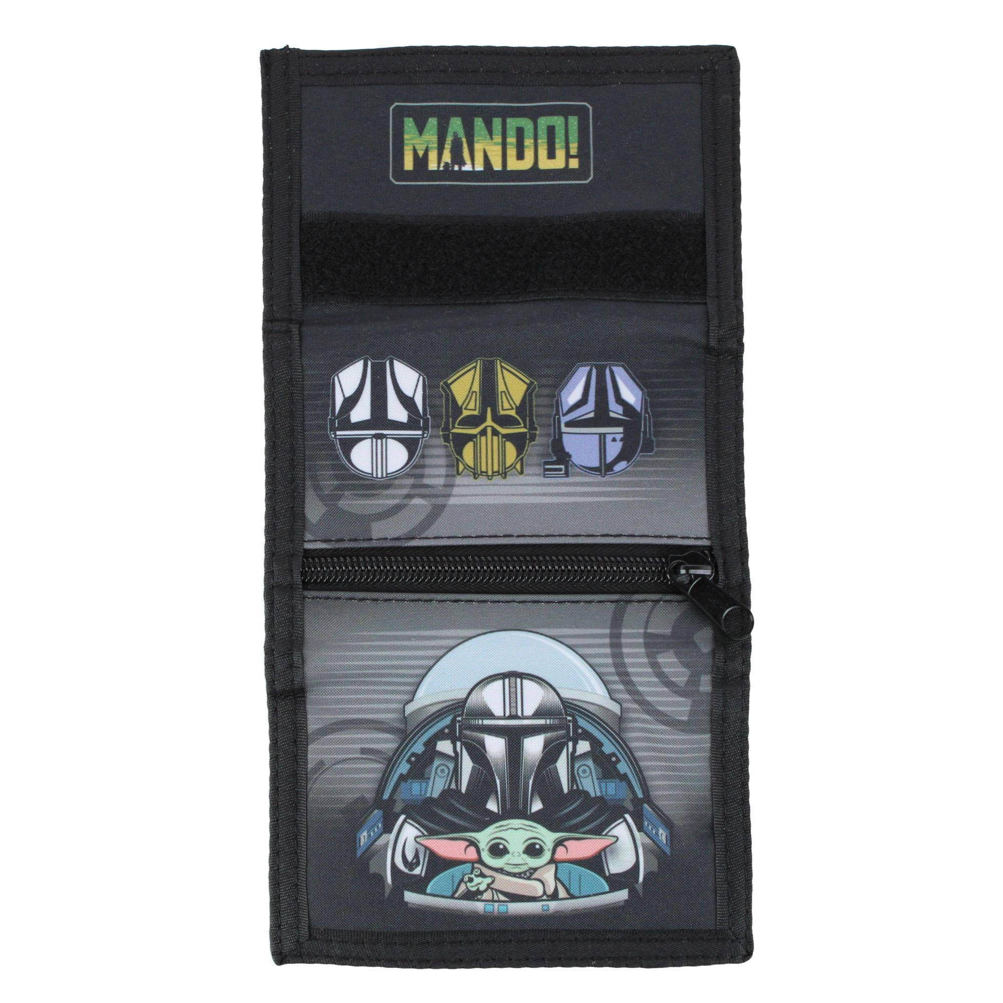 Textiel Trade Disney's Kid's Mandalorian & Grogu Tri-Fold Wallet