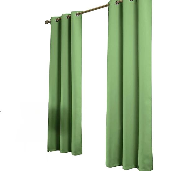 RT Designer Collection Anchorage Blackout Grommet Luxurious Modern Design Curtain Panel 54" x 95" Sage