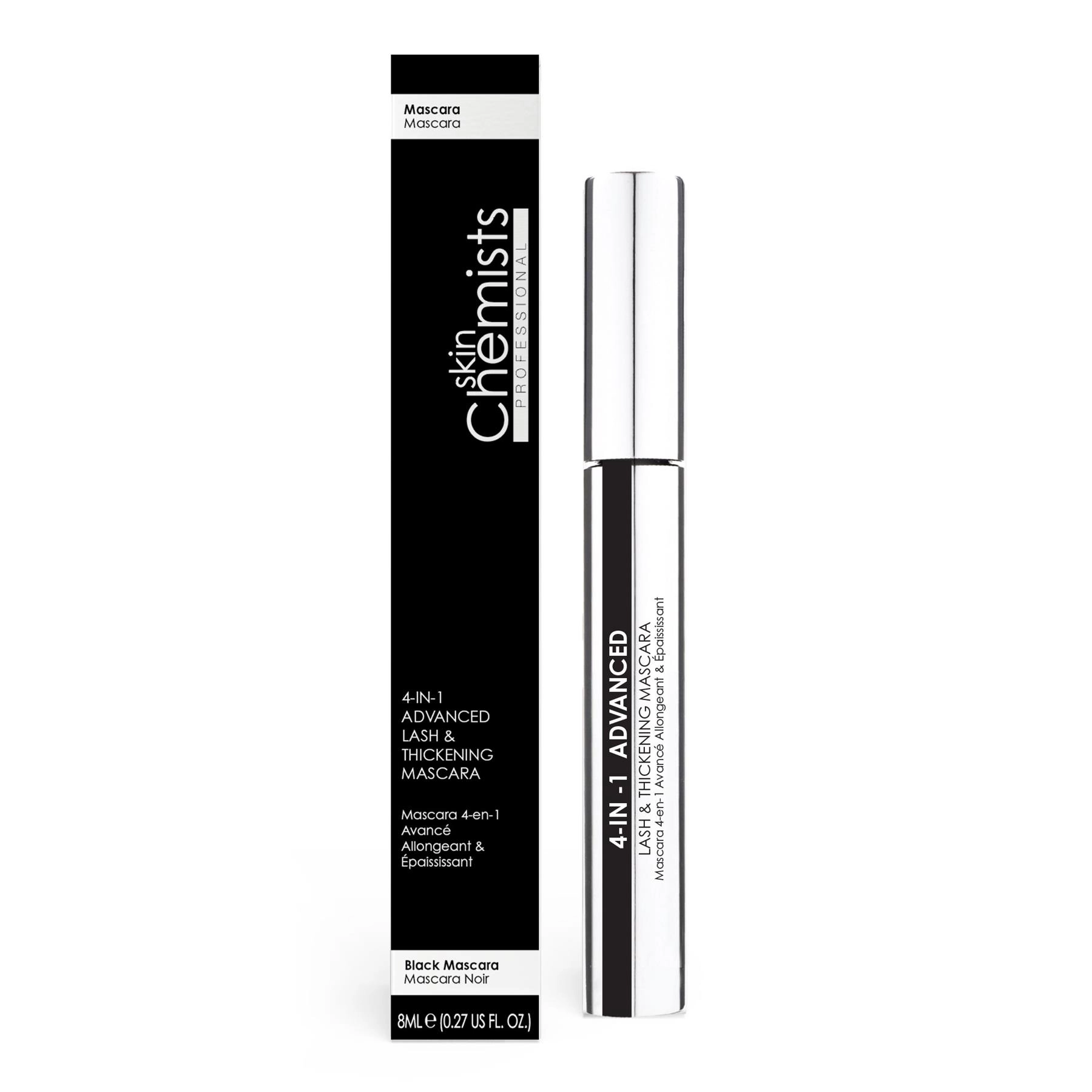 skinChemists Advanced 4-in-1 Lash & Thickening Mascara 8ml