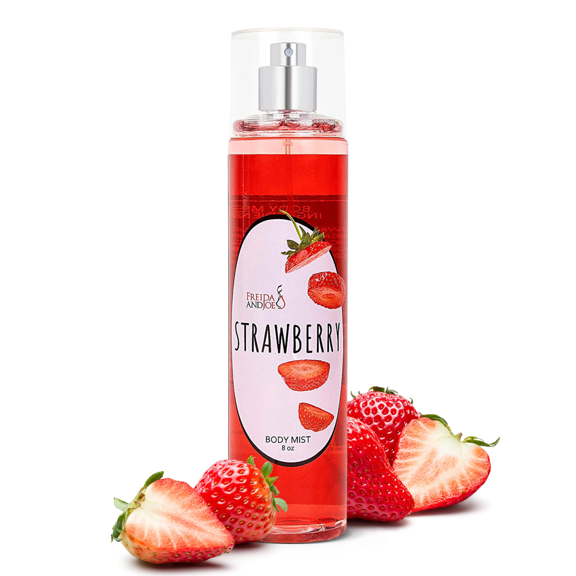 Freida and Joe Womens Fine Fragrance Strawberry Body Mist in 8oz Spray Bottle