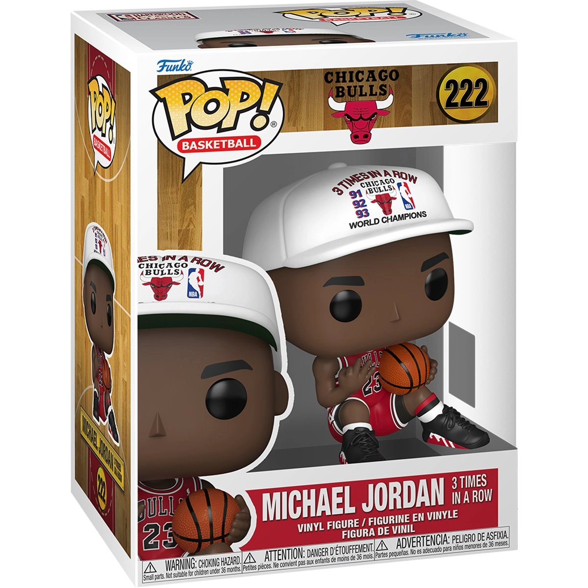 Funko Pop! Michael Jordan 3 Times in a Row #222