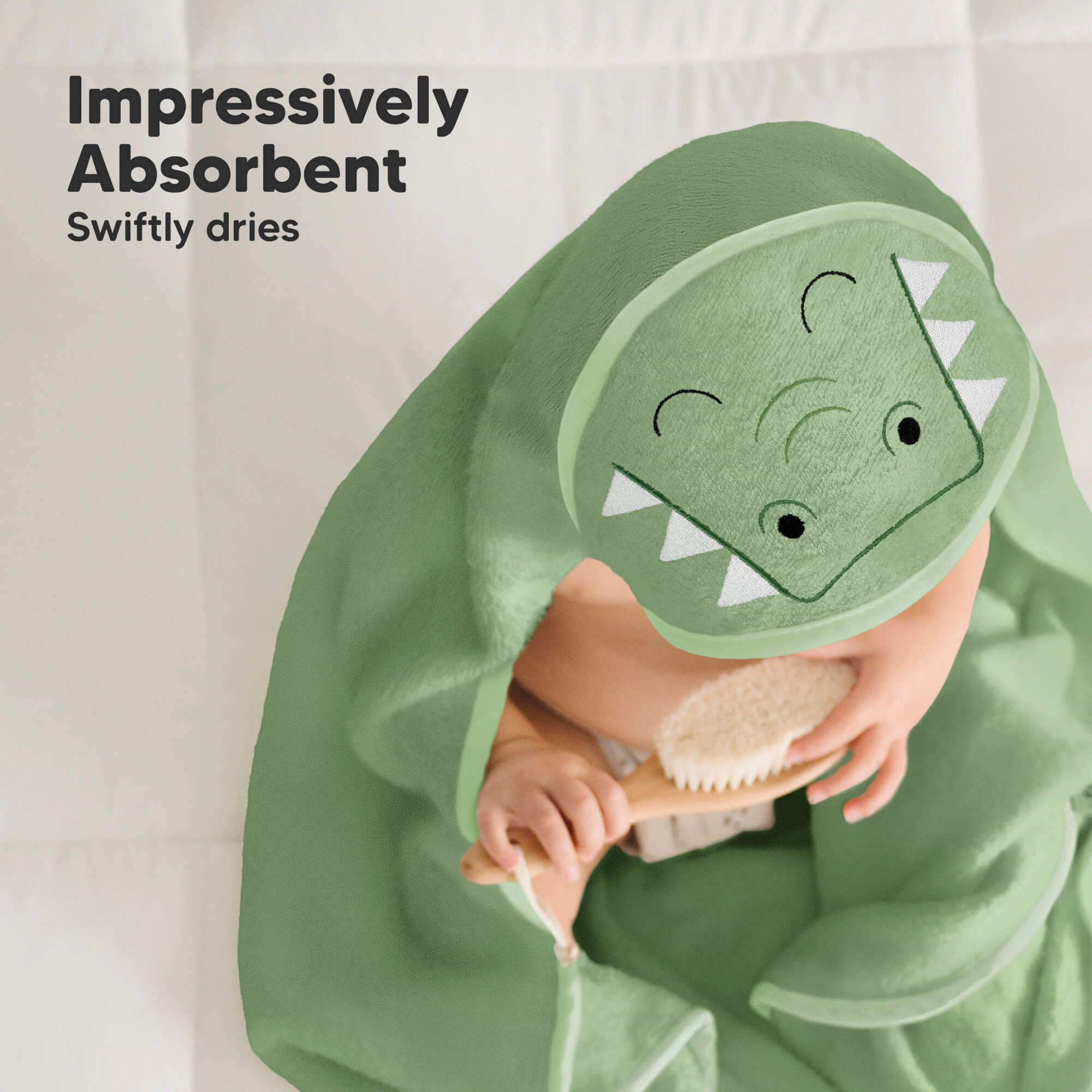 KeaBabies Cuddle Baby Hooded Towel for Girls, Boys, Regular