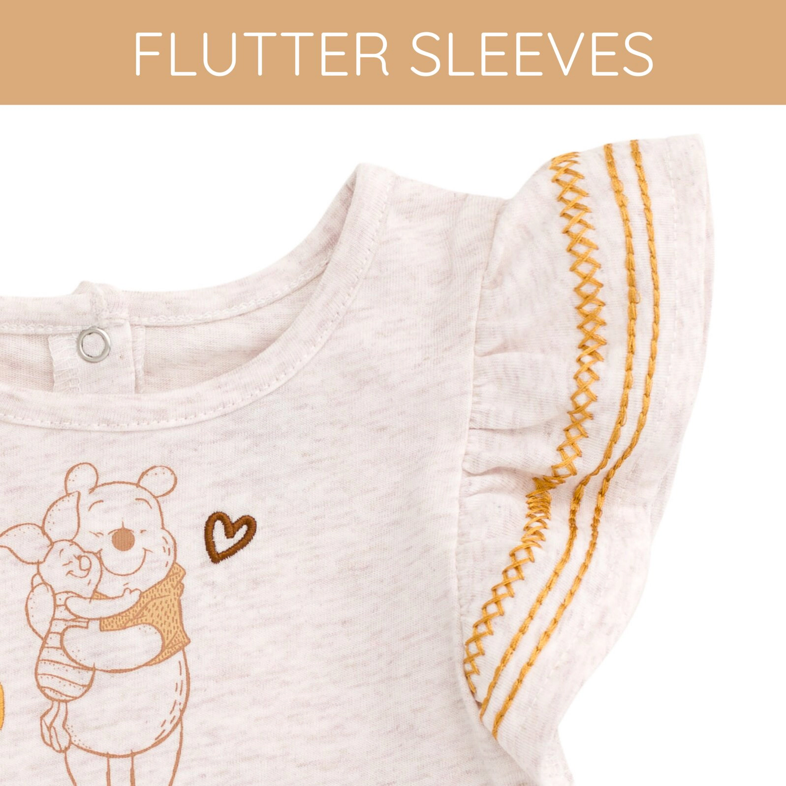 Disney Girls' 2-Piece Tee and Pants Set