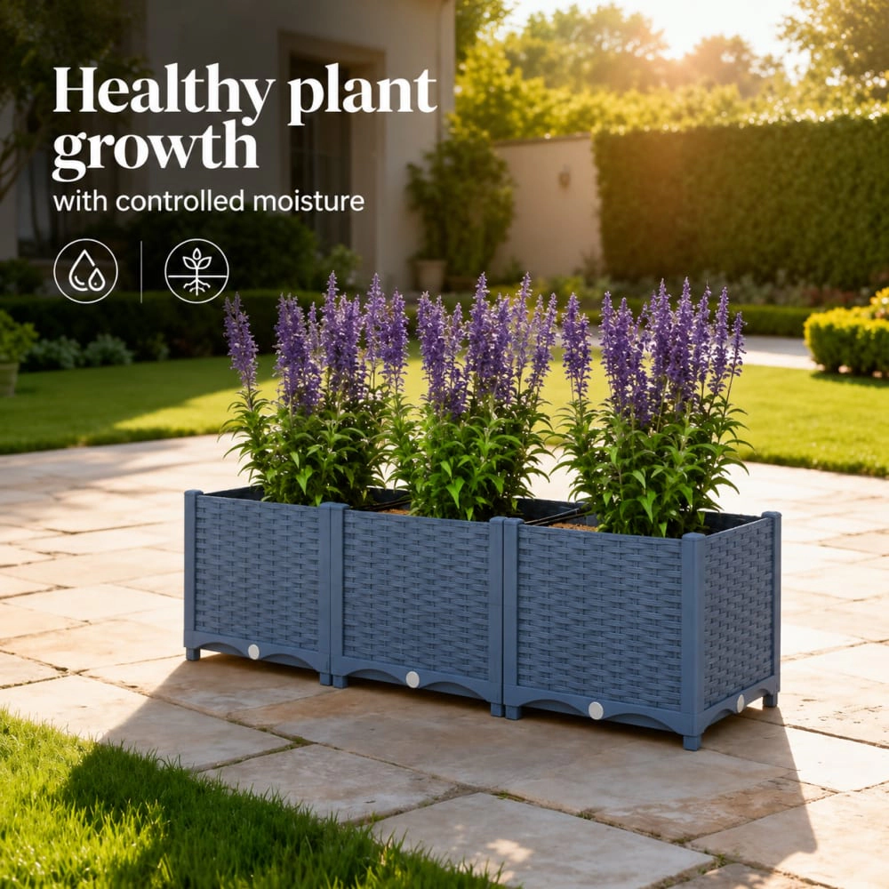WOW PIONEER Rectangular Outdoor Planter Box