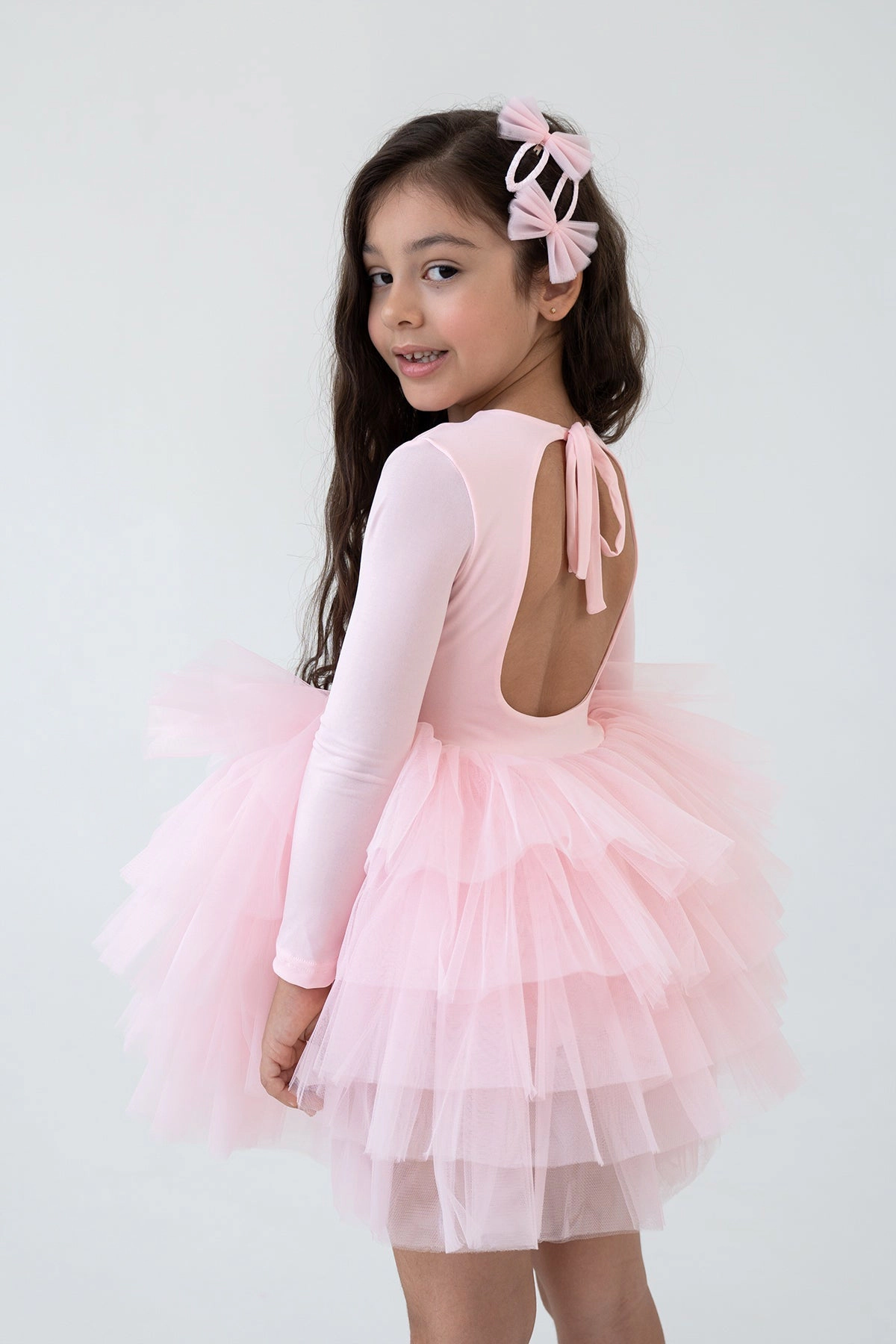 Mini Celebrities Girls Pink Bloom Tutu Dress